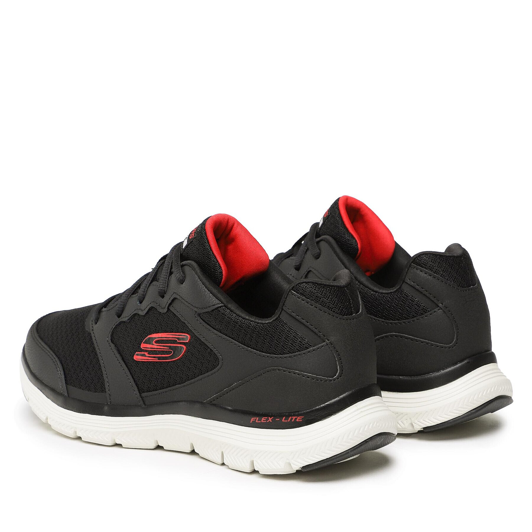 Skechers Sneakersy Flex Advantage 4.0 232225/BKRD Černá - Pepit.cz