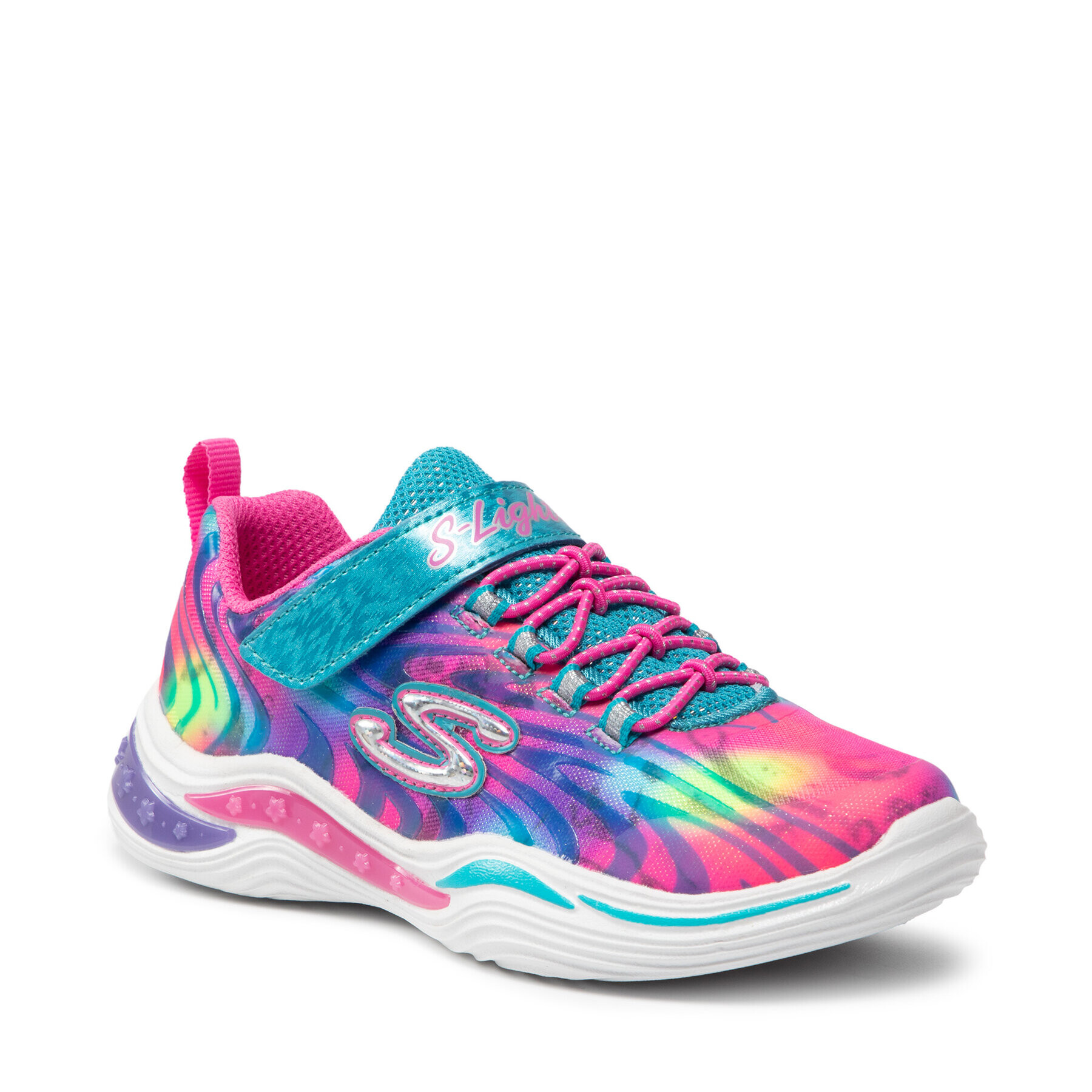 Skechers Sneakersy Flowerspark 20203L/MLT Růžová - Pepit.cz