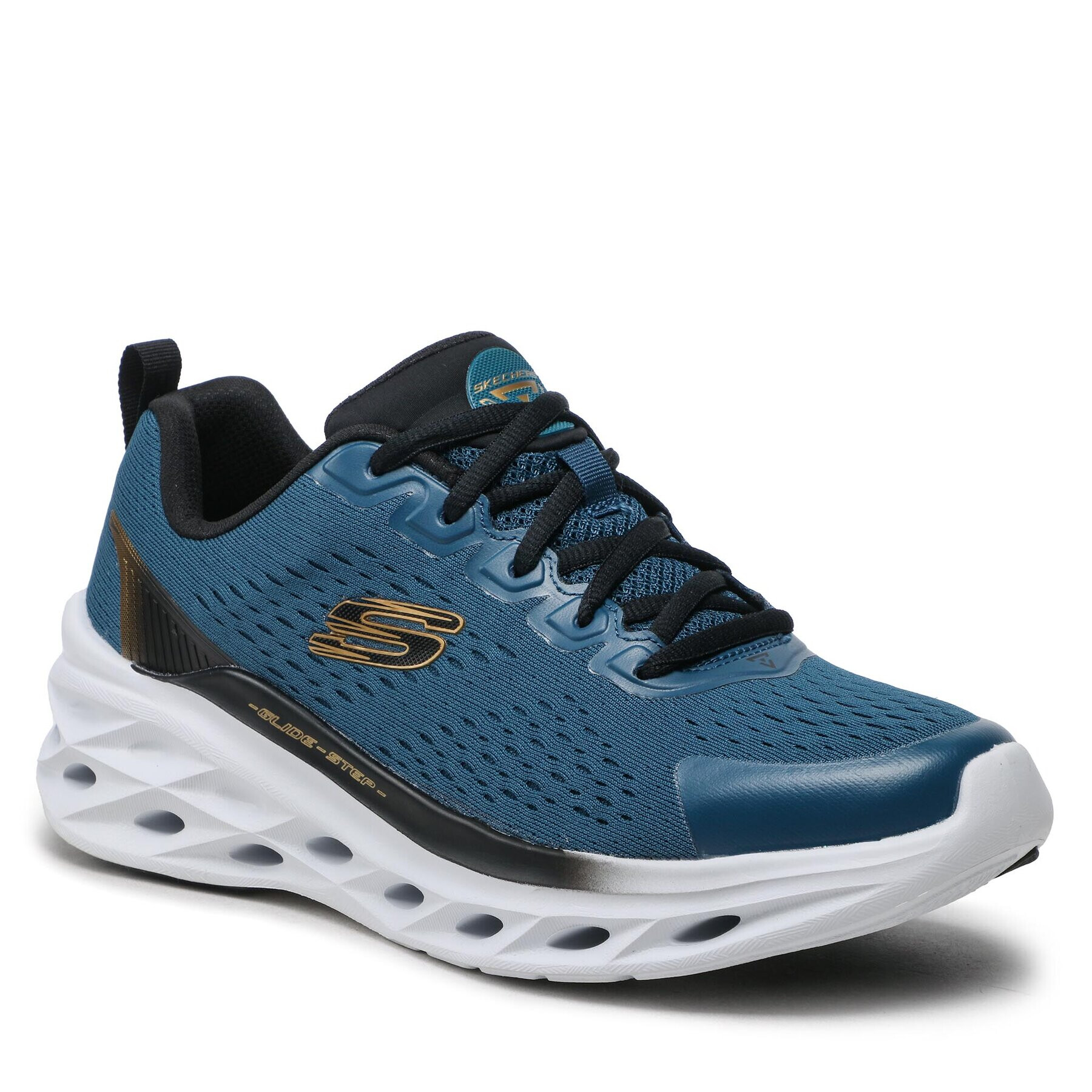 Skechers Sneakersy Frayment 232634/TLBK Tmavomodrá - Pepit.cz