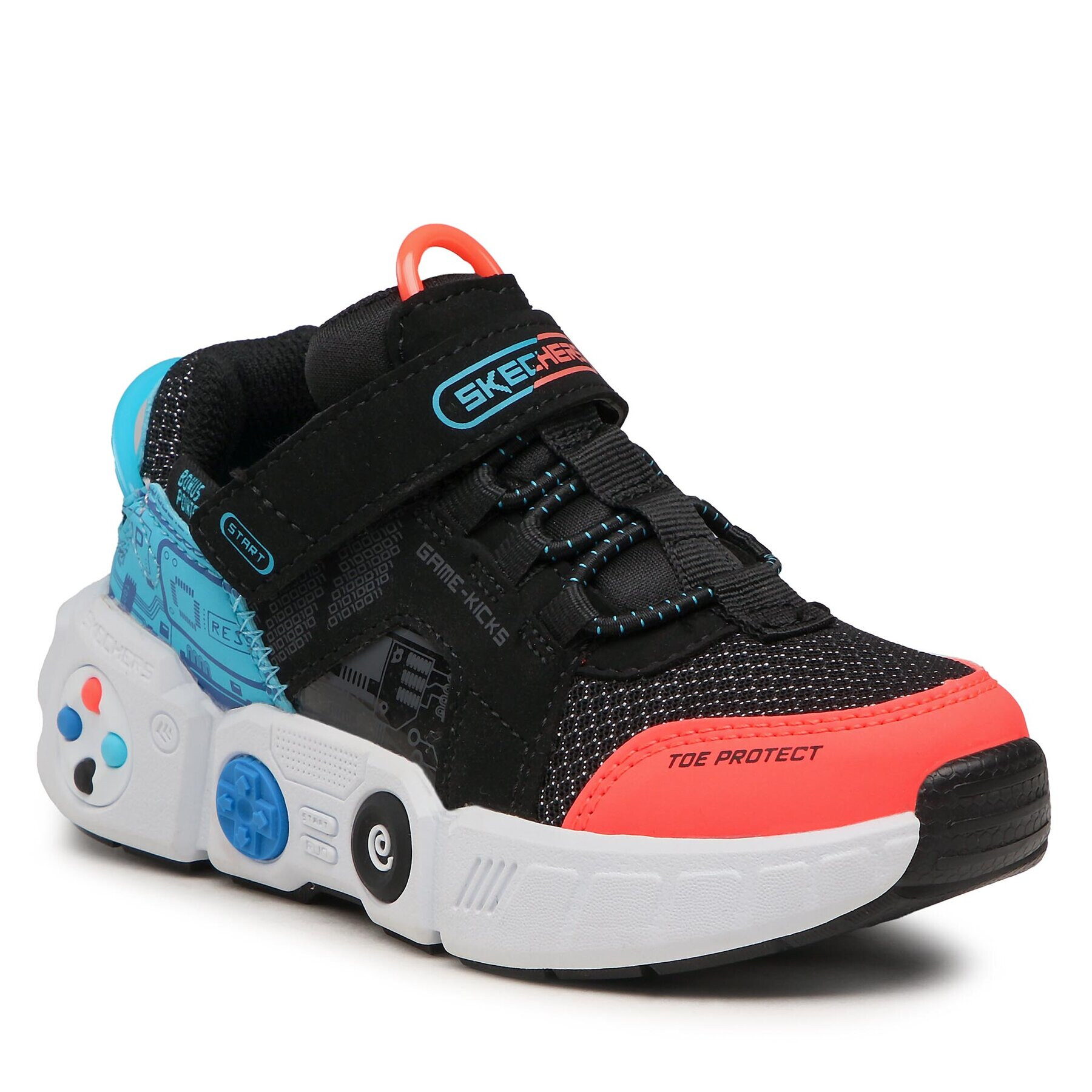 Skechers Sneakersy Gametronix 402260L/BKMT Černá - Pepit.cz