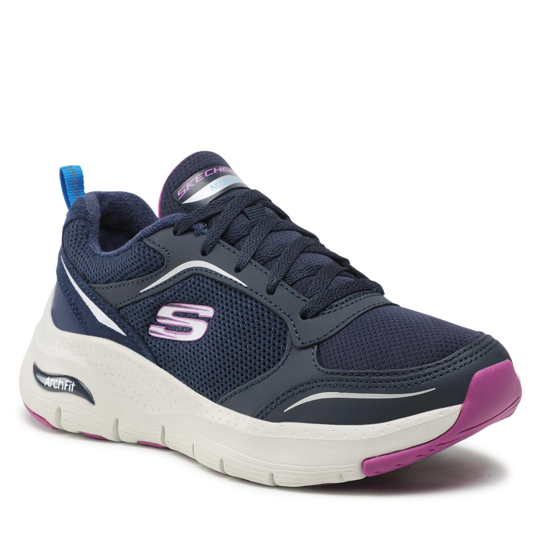 Skechers Sneakersy Gentle Stride 149413/NVPR Tmavomodrá - Pepit.cz