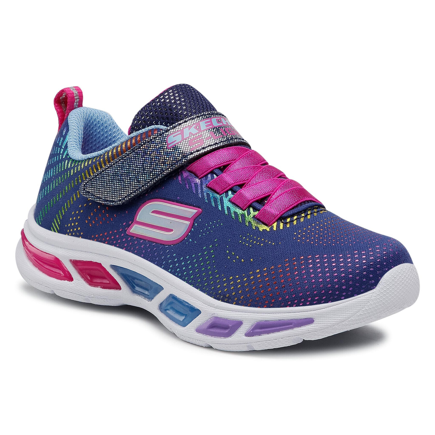 Skechers Sneakersy Gleam N'Dream 10959L/NVMT Tmavomodrá - Pepit.cz