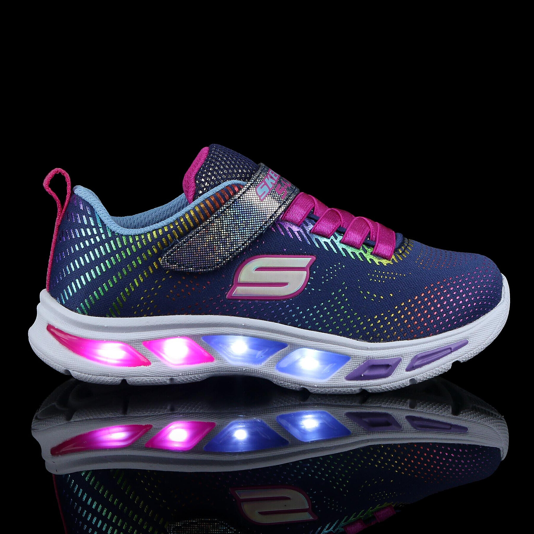 Skechers Sneakersy Gleam N'Dream 10959L/NVMT Tmavomodrá - Pepit.cz