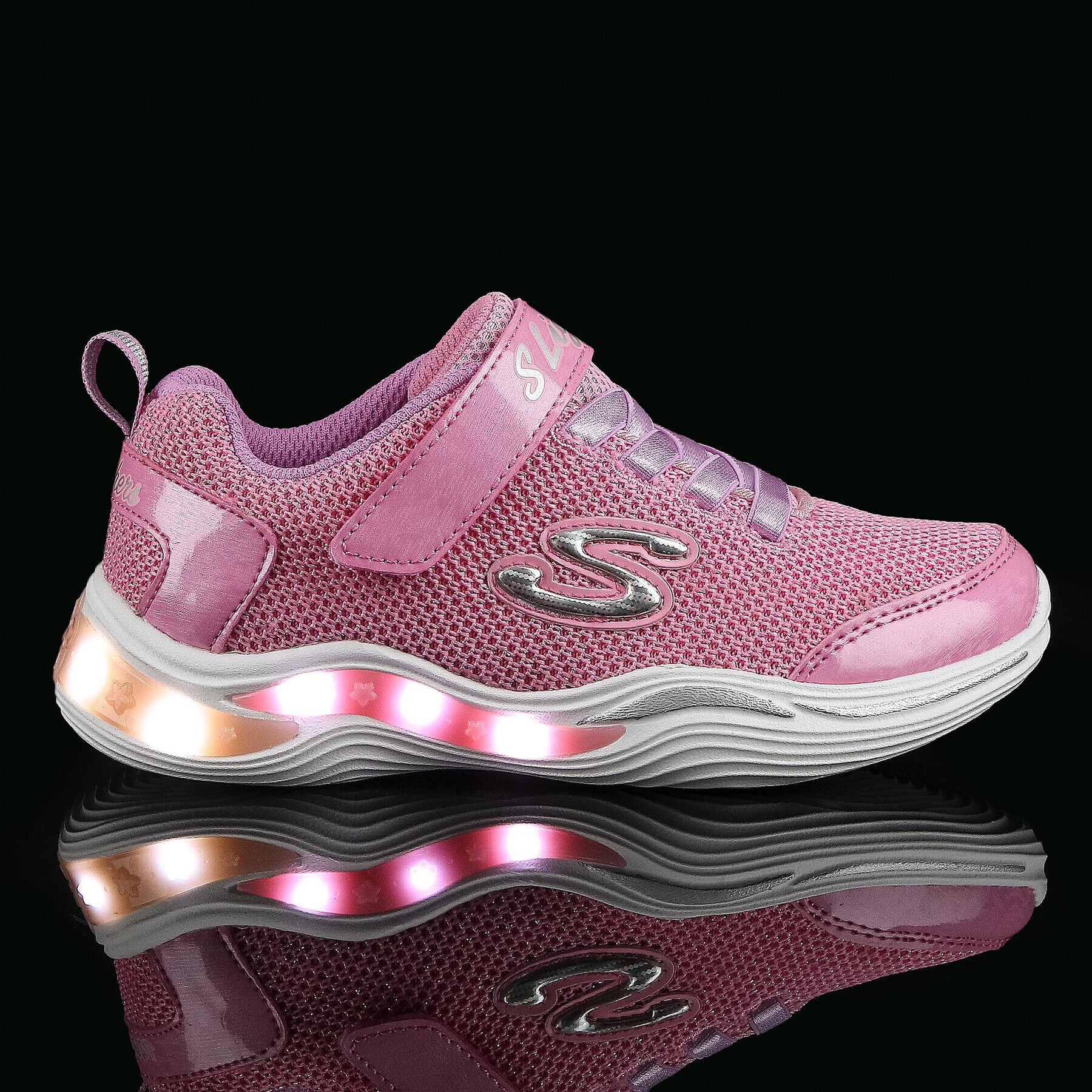 Skechers Sneakersy Glitzy Petals 996472L/PKMT Růžová - Pepit.cz