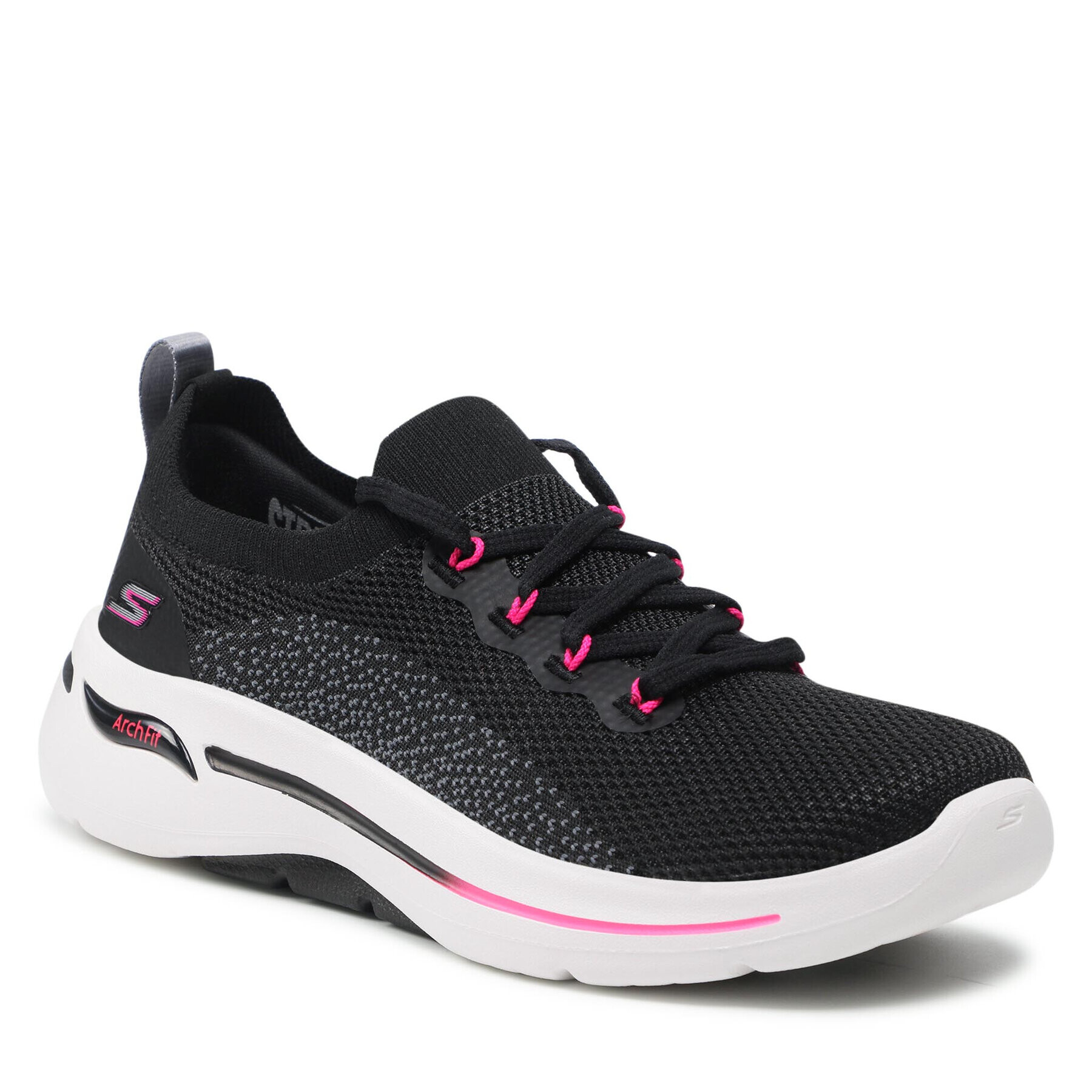 Skechers Sneakersy Go Walk Arch Fit 124863/BKHP Černá - Pepit.cz