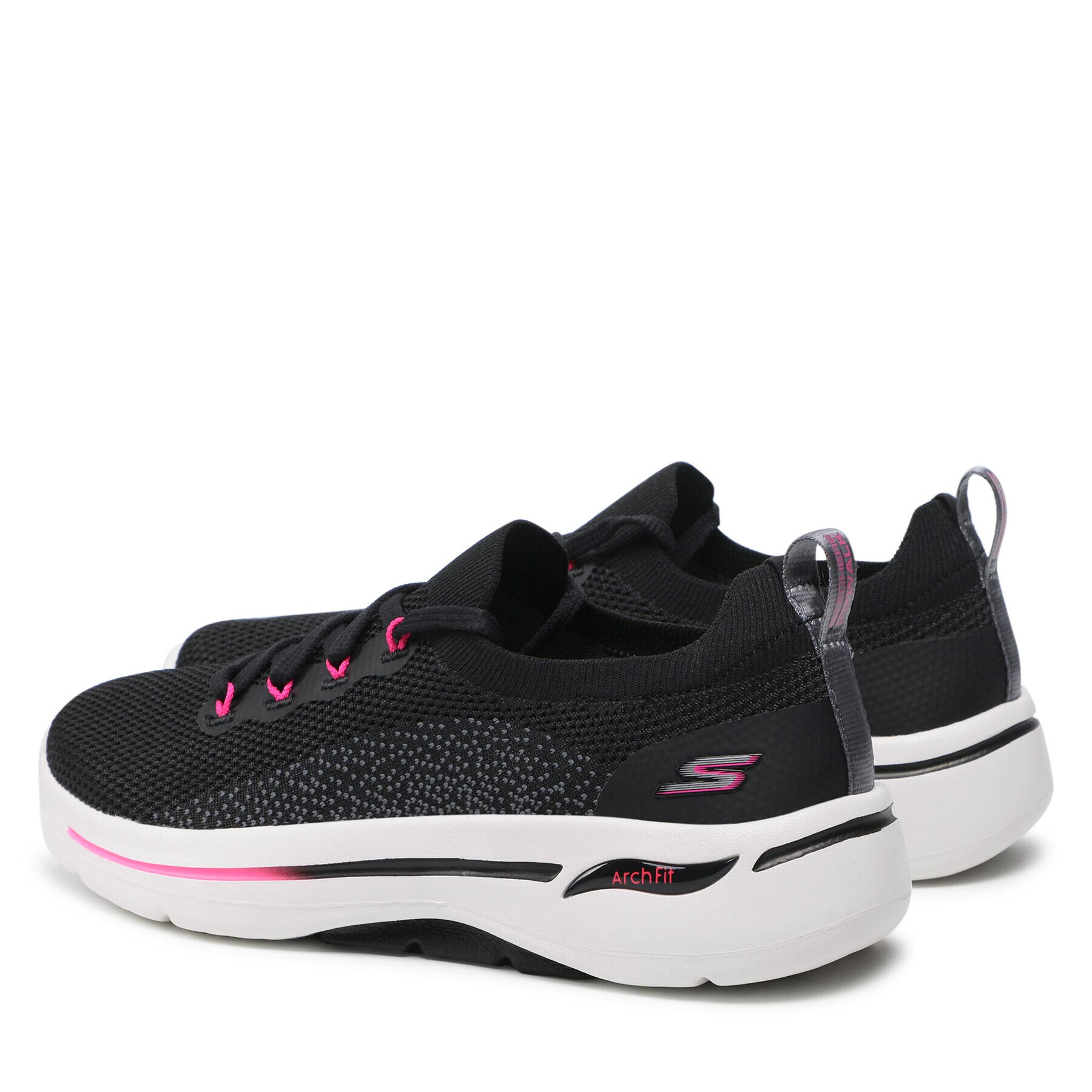 Skechers Sneakersy Go Walk Arch Fit 124863/BKHP Černá - Pepit.cz