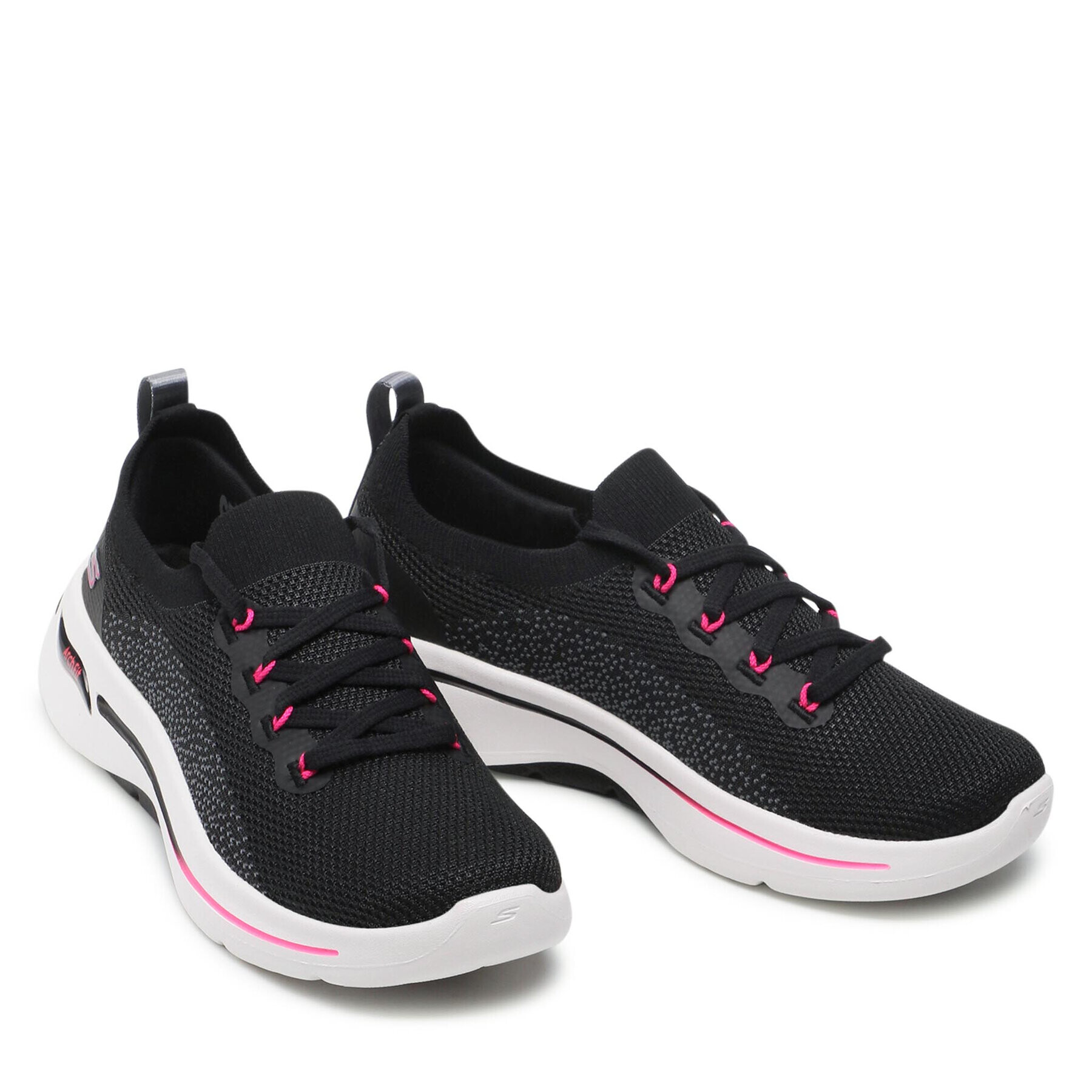 Skechers Sneakersy Go Walk Arch Fit 124863/BKHP Černá - Pepit.cz