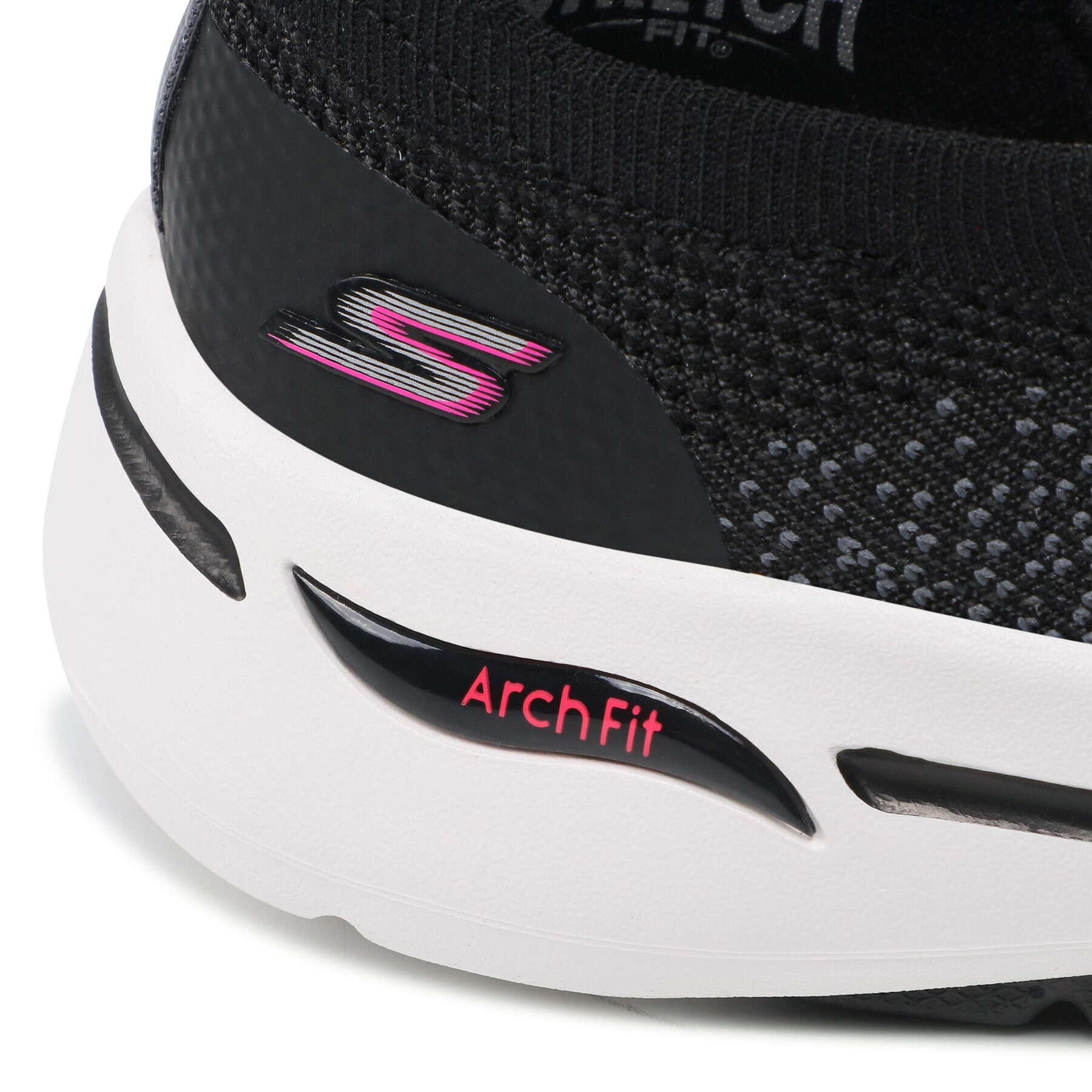 Skechers Sneakersy Go Walk Arch Fit 124863/BKHP Černá - Pepit.cz