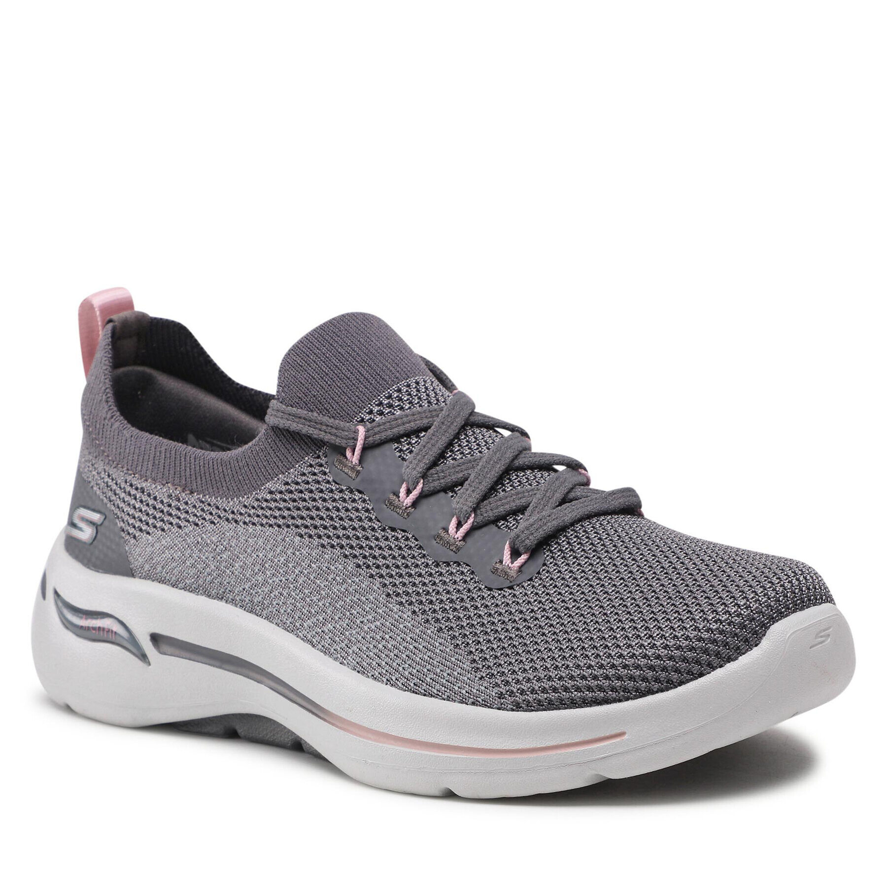 Skechers Sneakersy Go Walk Arch Fit 124863/GYPK Šedá - Pepit.cz