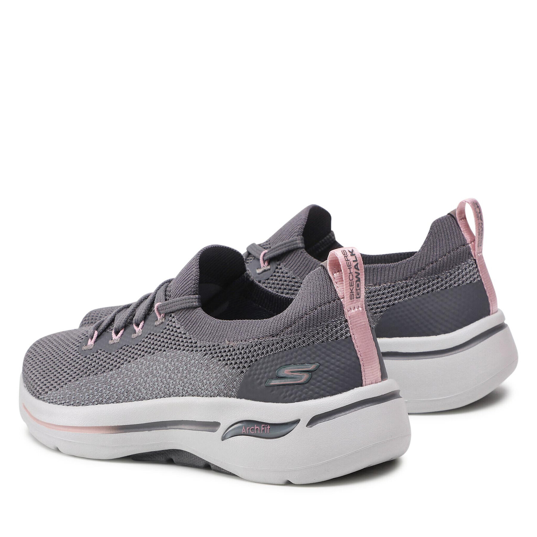 Skechers Sneakersy Go Walk Arch Fit 124863/GYPK Šedá - Pepit.cz