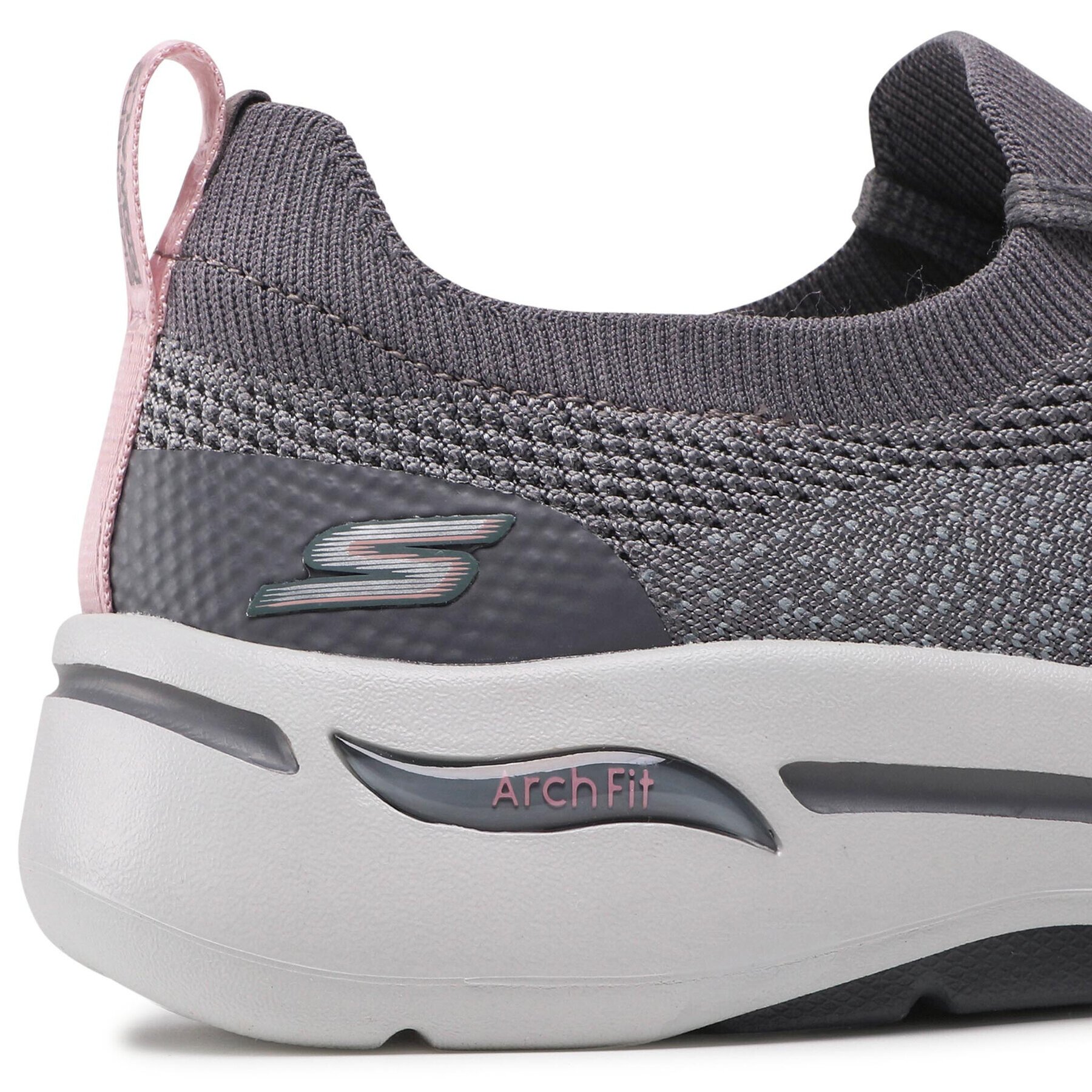 Skechers Sneakersy Go Walk Arch Fit 124863/GYPK Šedá - Pepit.cz