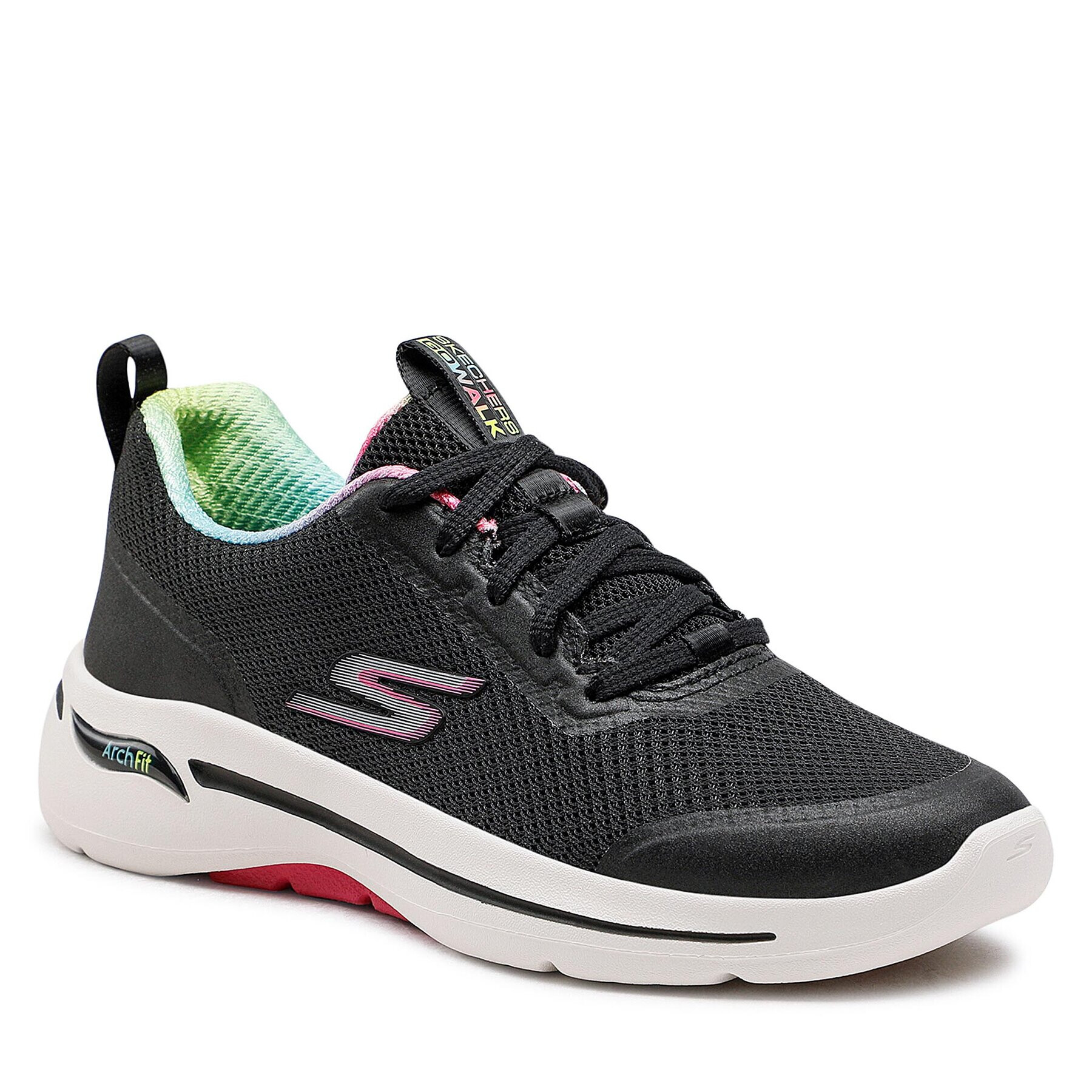 Skechers Sneakersy Go Walk Arch Fit 124868/BKHP Černá - Pepit.cz