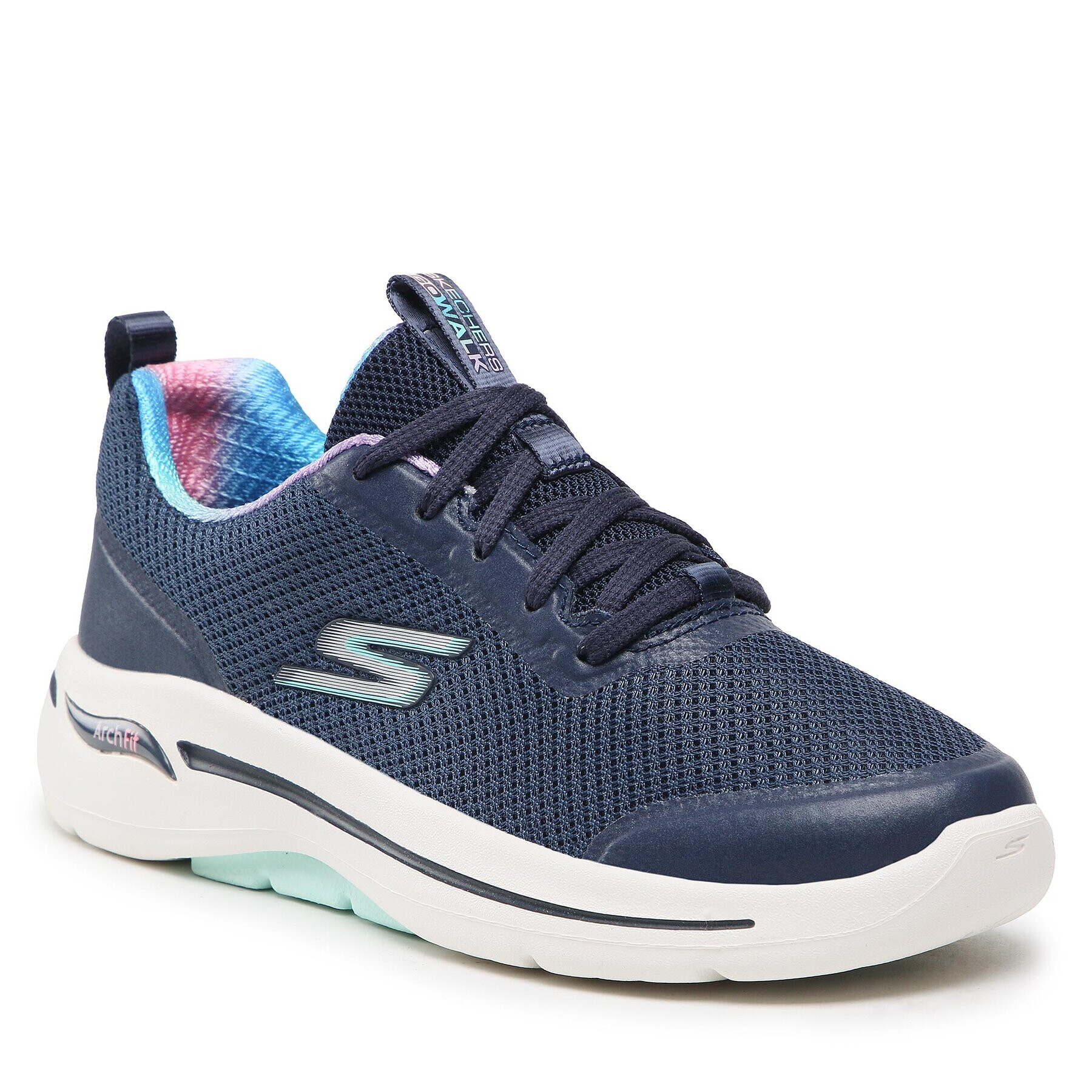 Skechers Sneakersy Go Walk Arch Fit 124868/NVTQ Tmavomodrá - Pepit.cz