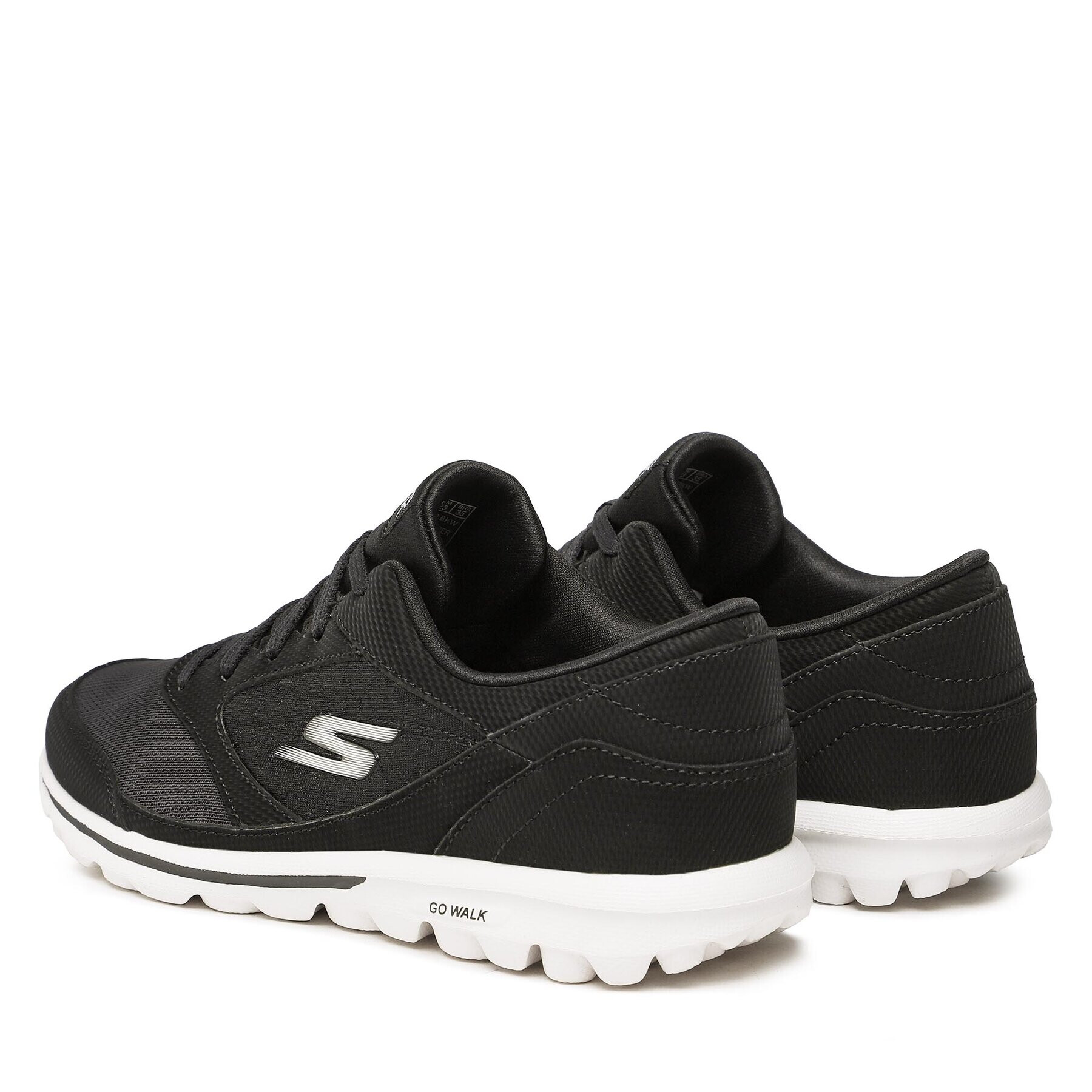 Skechers Sneakersy Go Walk Classic 124462/BKW Černá - Pepit.cz