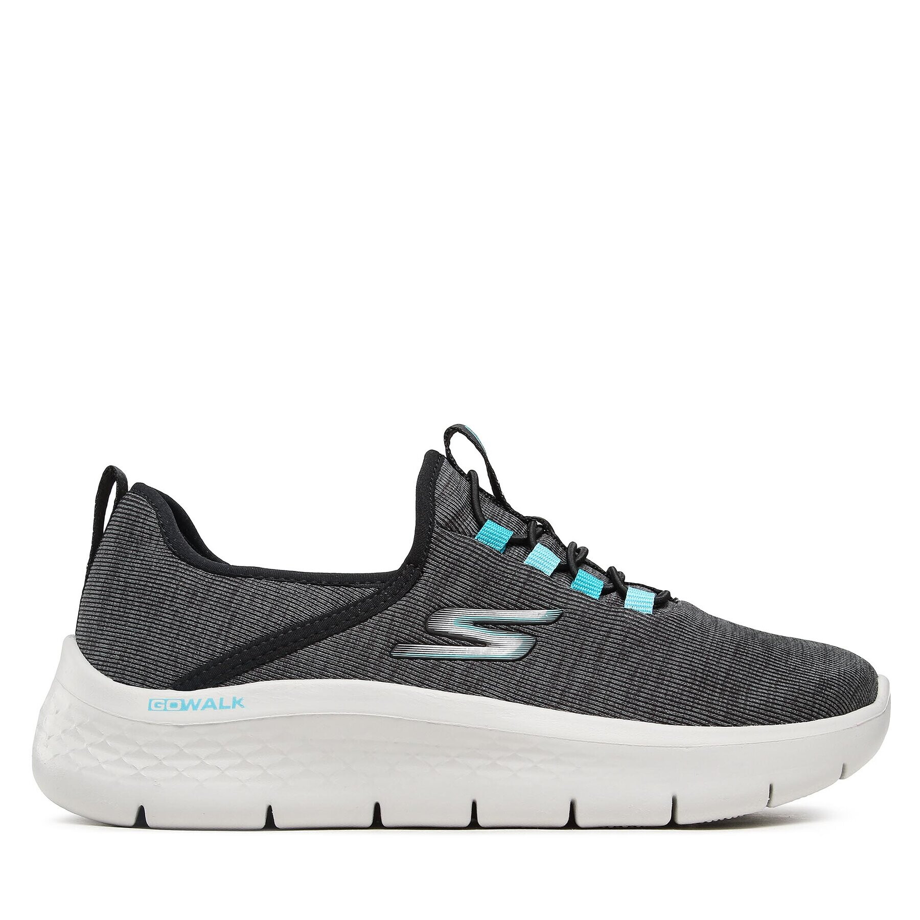 Skechers Sneakersy Go Walk Flex 124956/BLK Šedá - Pepit.cz