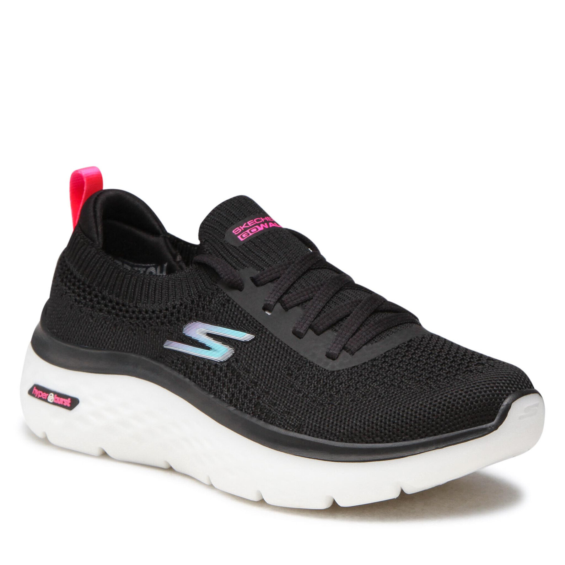 Skechers Sneakersy Go Walk Hyper Burst 124585/BKMT Černá - Pepit.cz