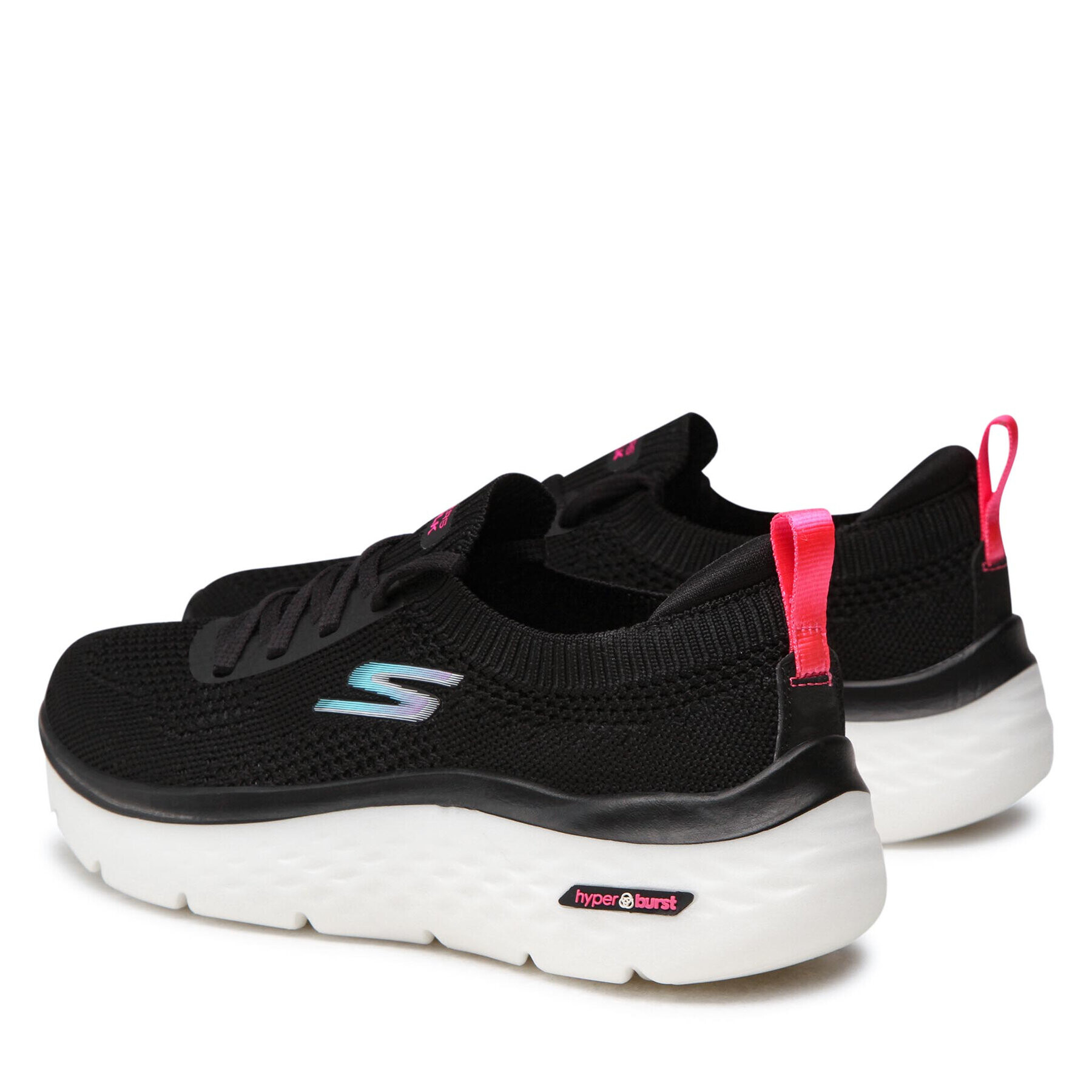 Skechers Sneakersy Go Walk Hyper Burst 124585/BKMT Černá - Pepit.cz