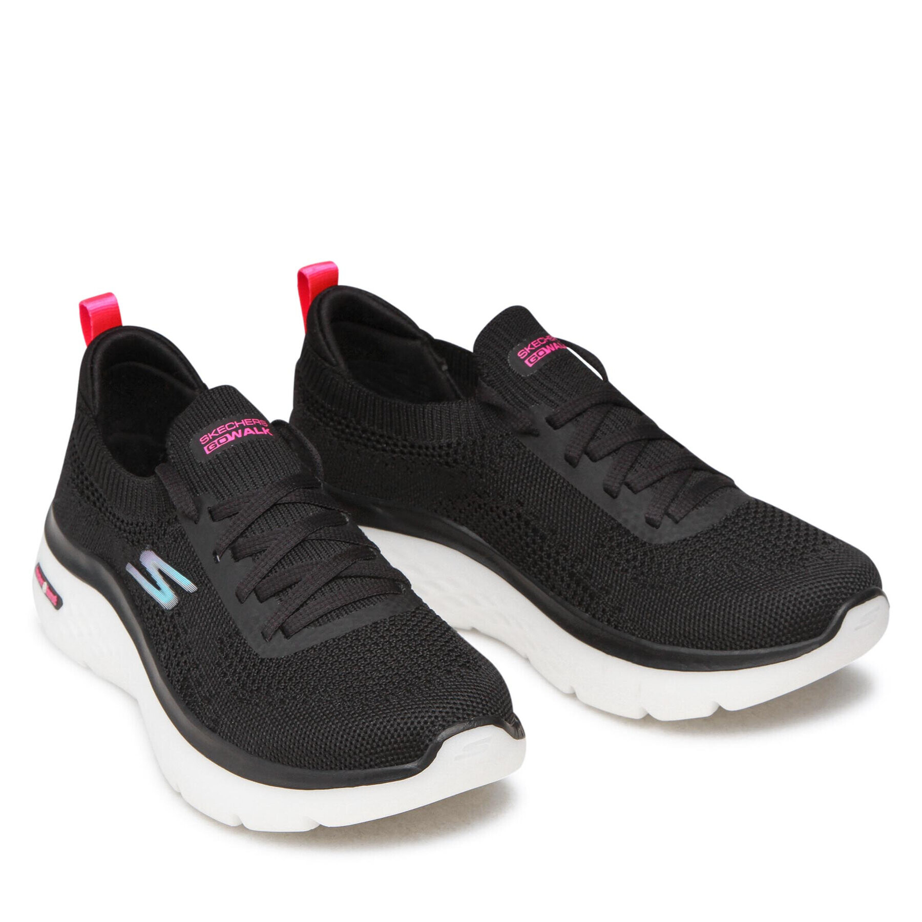 Skechers Sneakersy Go Walk Hyper Burst 124585/BKMT Černá - Pepit.cz