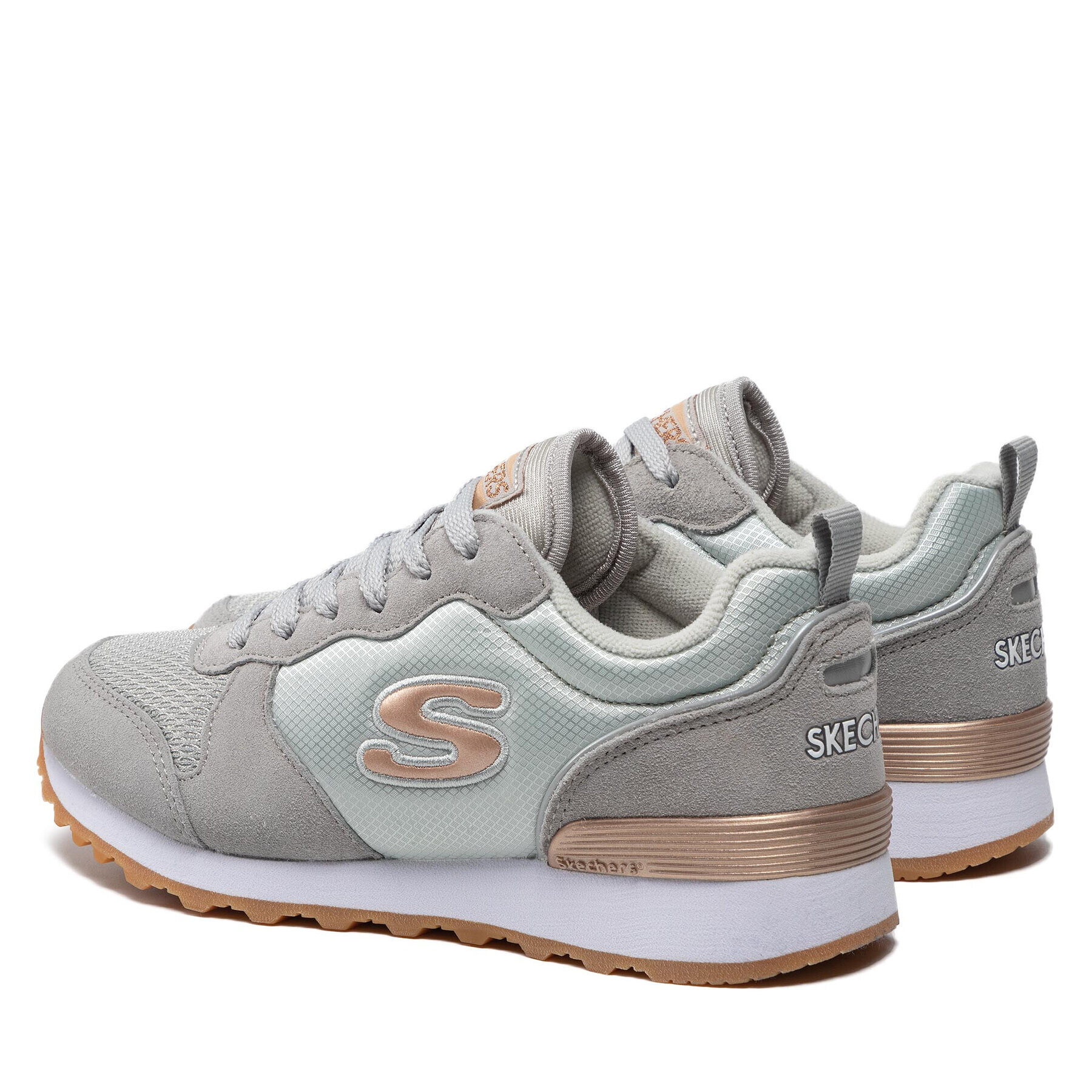 Skechers Sneakersy Goldn Gurl 111/LTGY Šedá - Pepit.cz