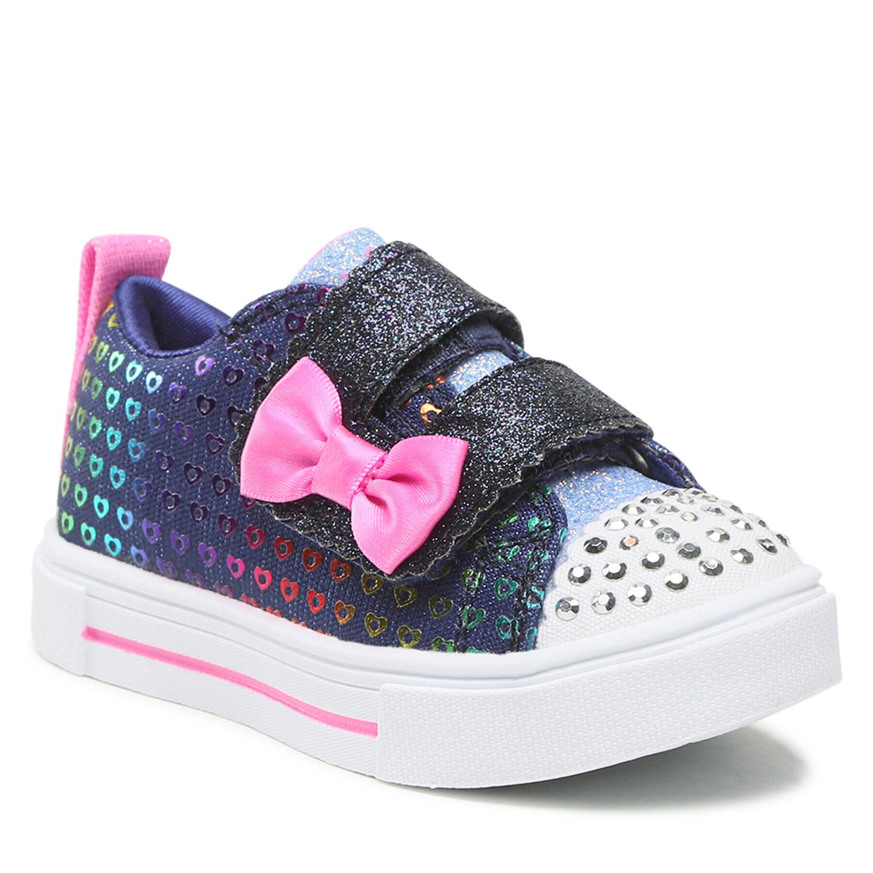 Skechers Sneakersy Heart Freamer 314791N/NVMT Tmavomodrá - Pepit.cz