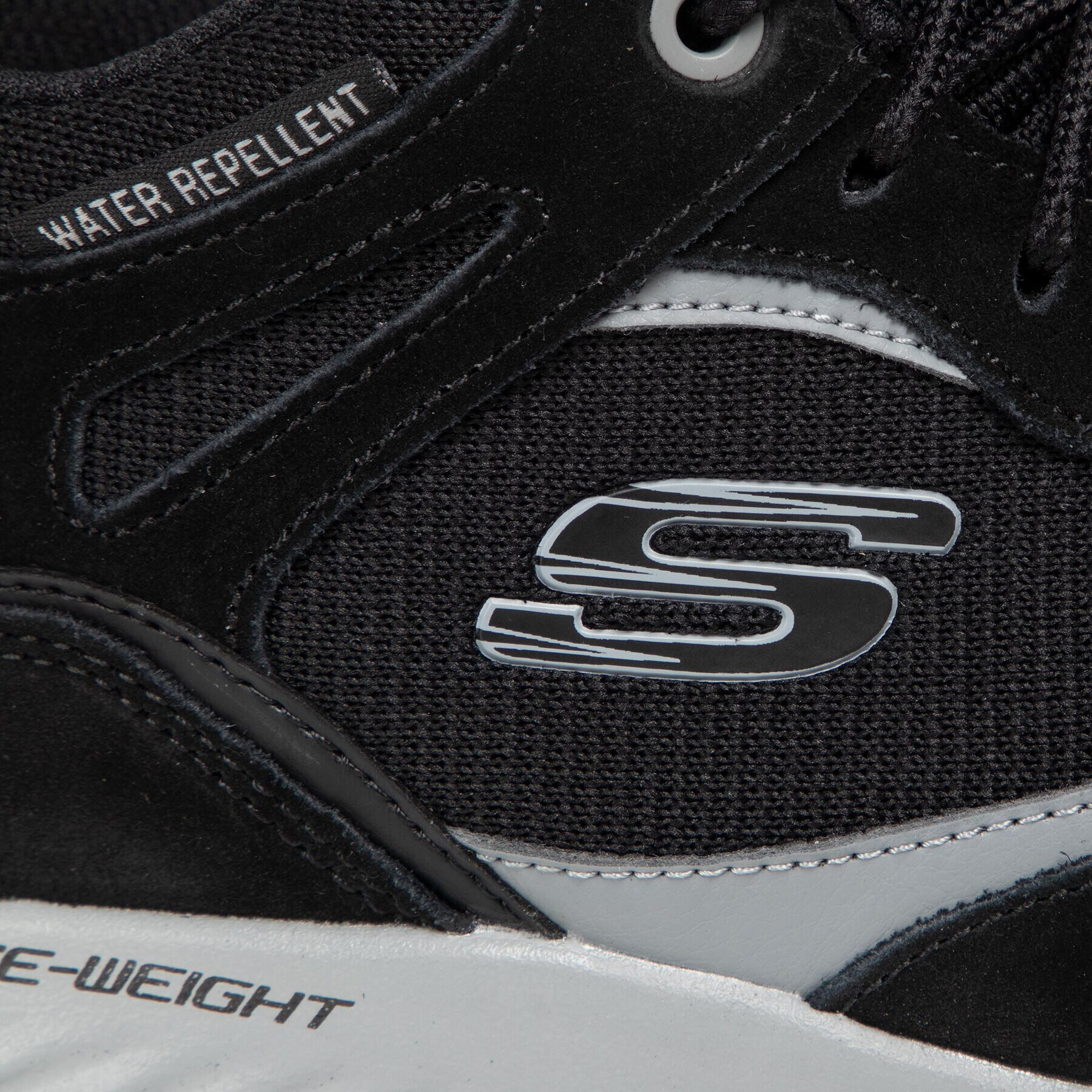 Skechers Sneakersy Hyridge 52589/BKGY Černá - Pepit.cz