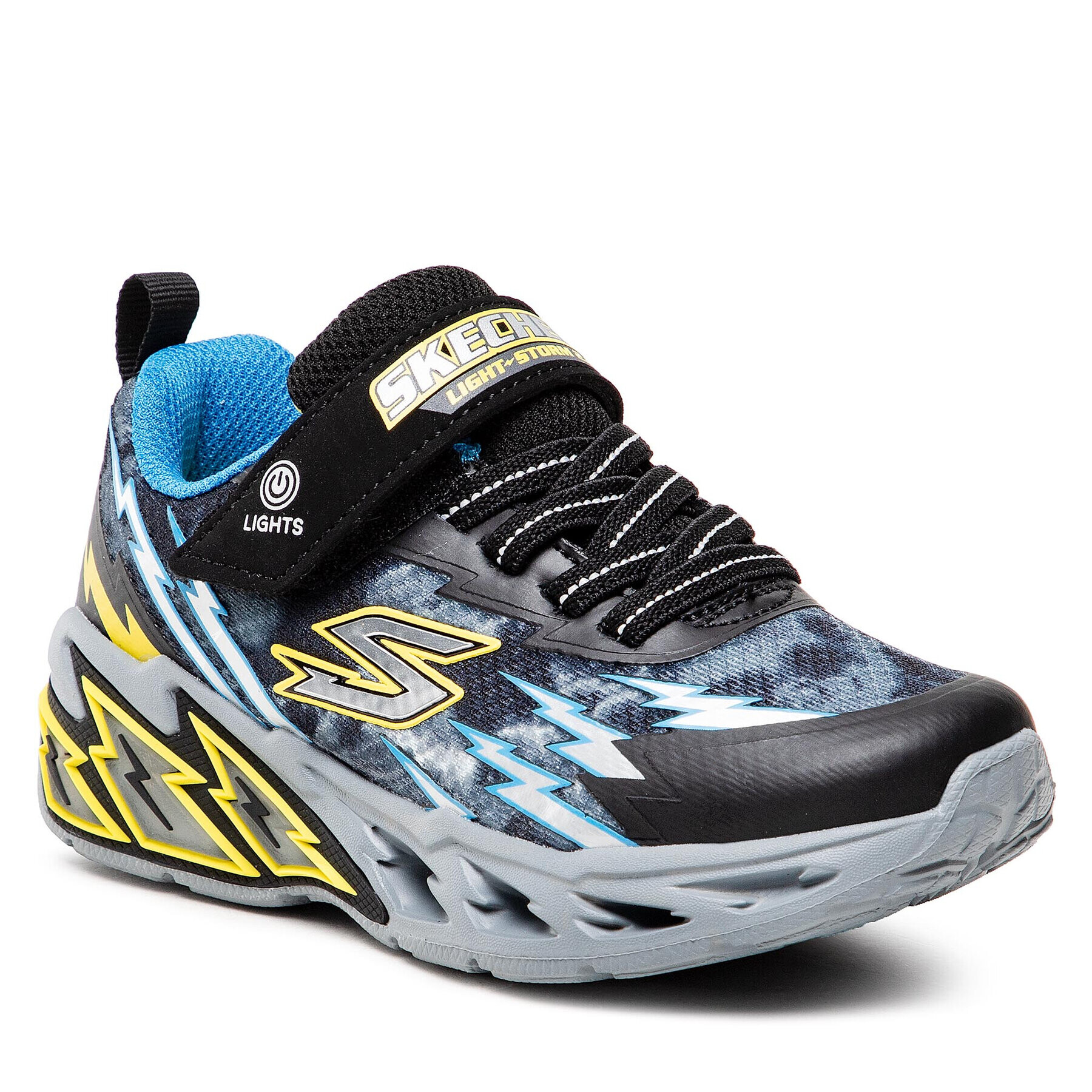 Skechers Sneakersy Light Storm 2.0 400150L/BKBL Černá - Pepit.cz