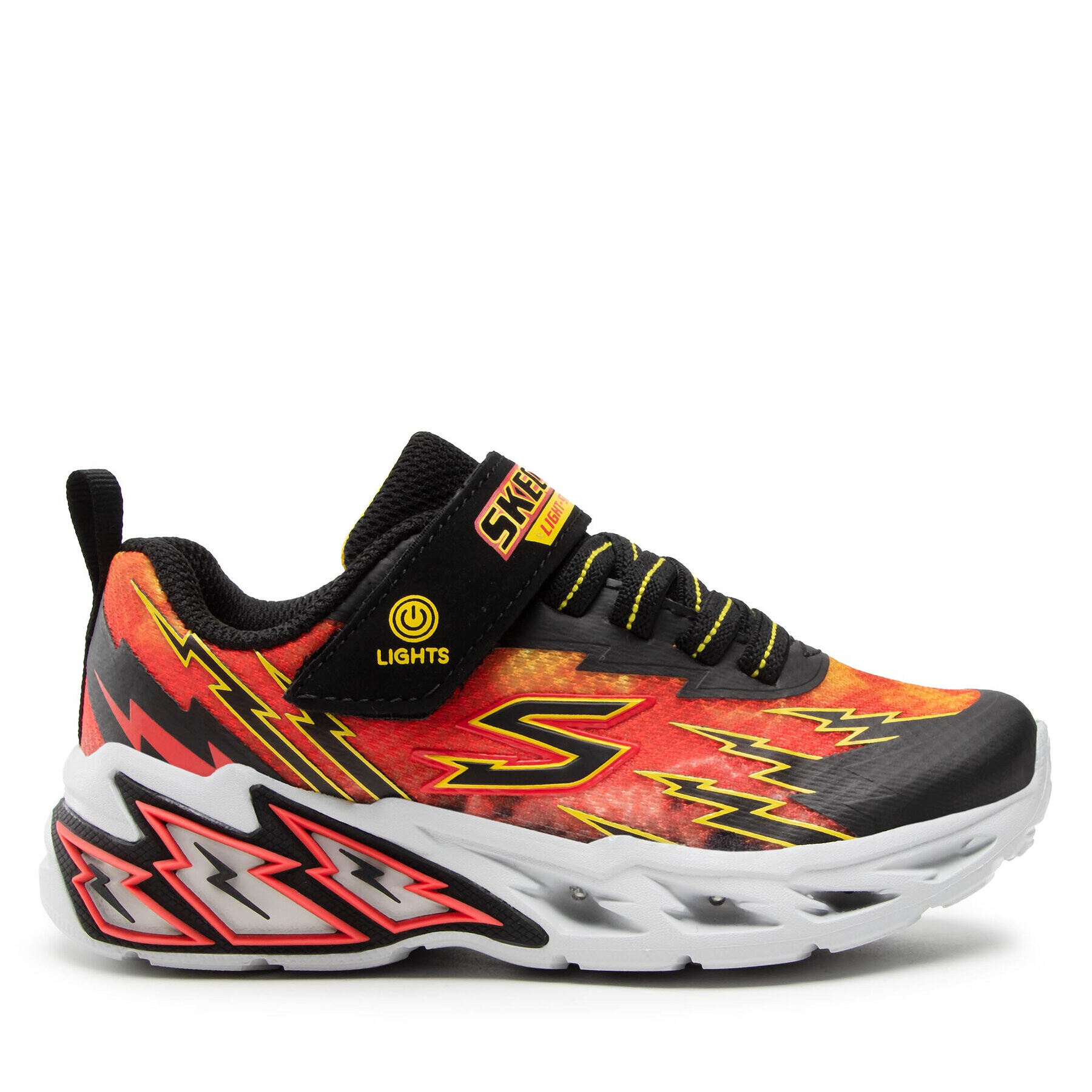 Skechers Sneakersy Light Storm 2.0 400150L/BKRD Černá - Pepit.cz