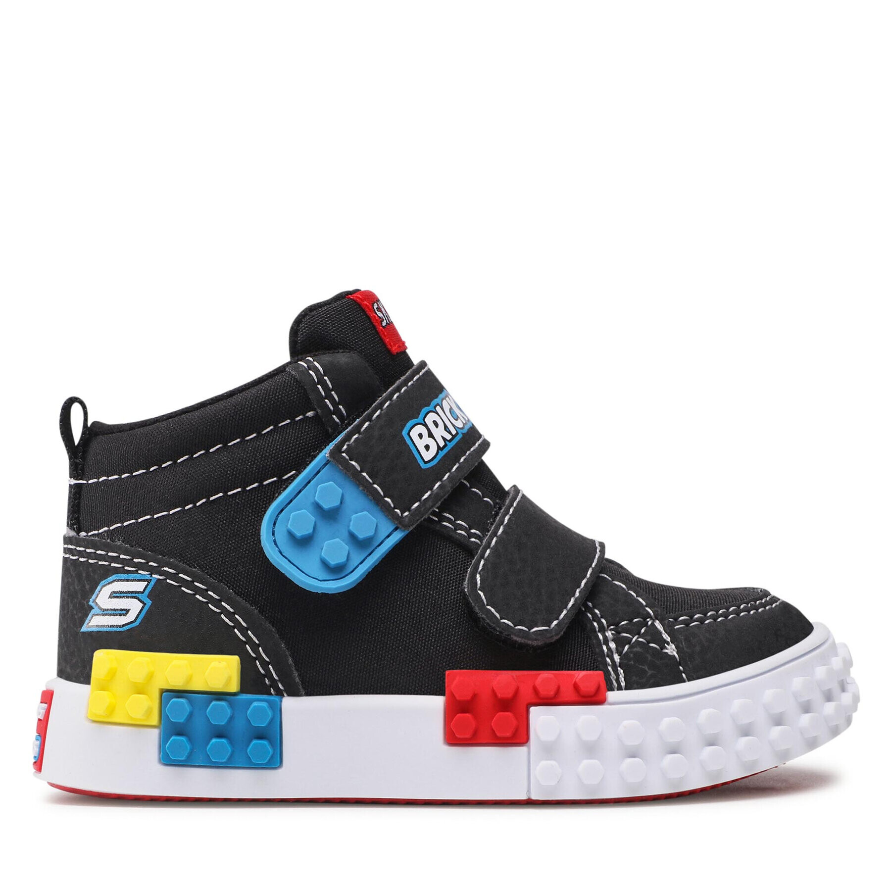 Skechers Sneakersy Lil Constructor 402224N/BKMT Černá - Pepit.cz