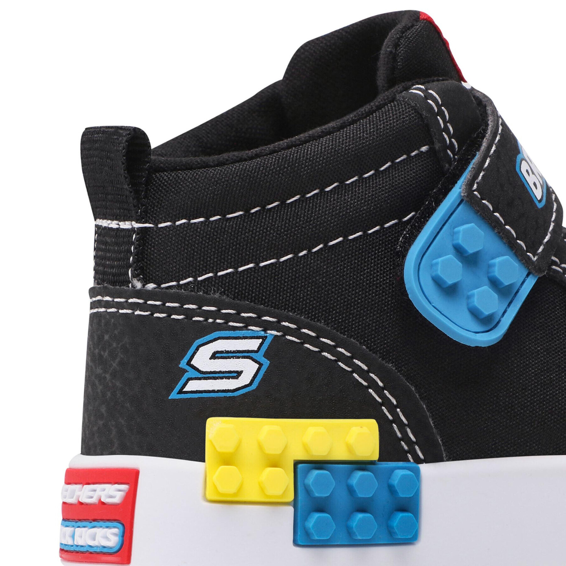 Skechers Sneakersy Lil Constructor 402224N/BKMT Černá - Pepit.cz