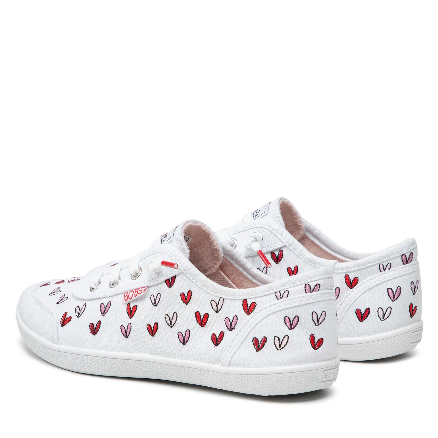 Skechers Sneakersy Love Brigade 113951/WRPK Bílá - Pepit.cz