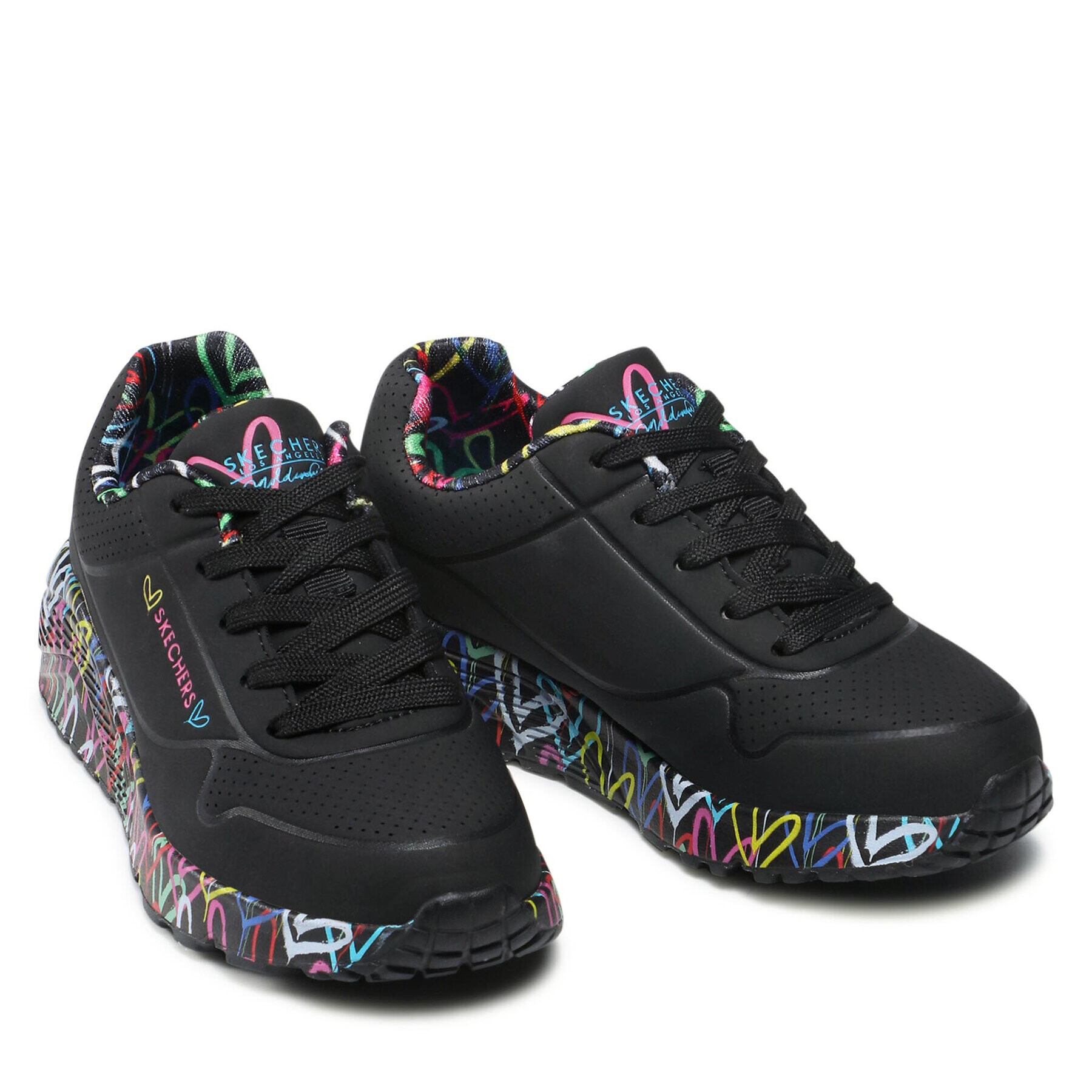 Skechers Sneakersy Lovely Luv 314976L/BKMT Černá - Pepit.cz