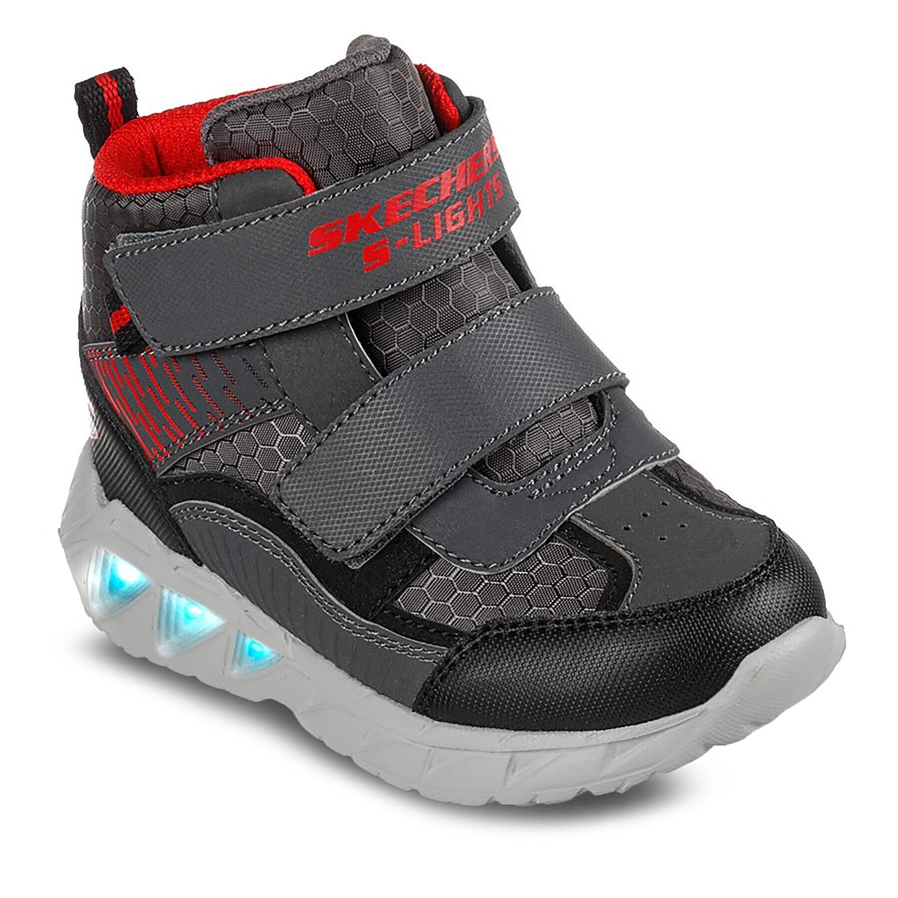 Skechers Sneakersy Magna-Lights Frosty Fun 401504N/CCBK Šedá - Pepit.cz