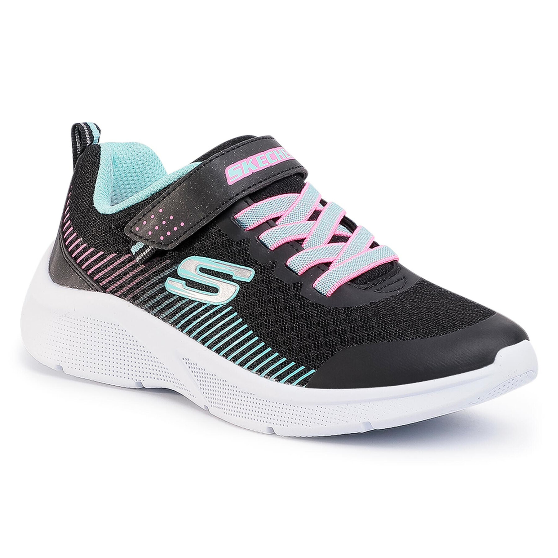 Skechers Sneakersy Microspec 302016L/BKAQ Černá - Pepit.cz