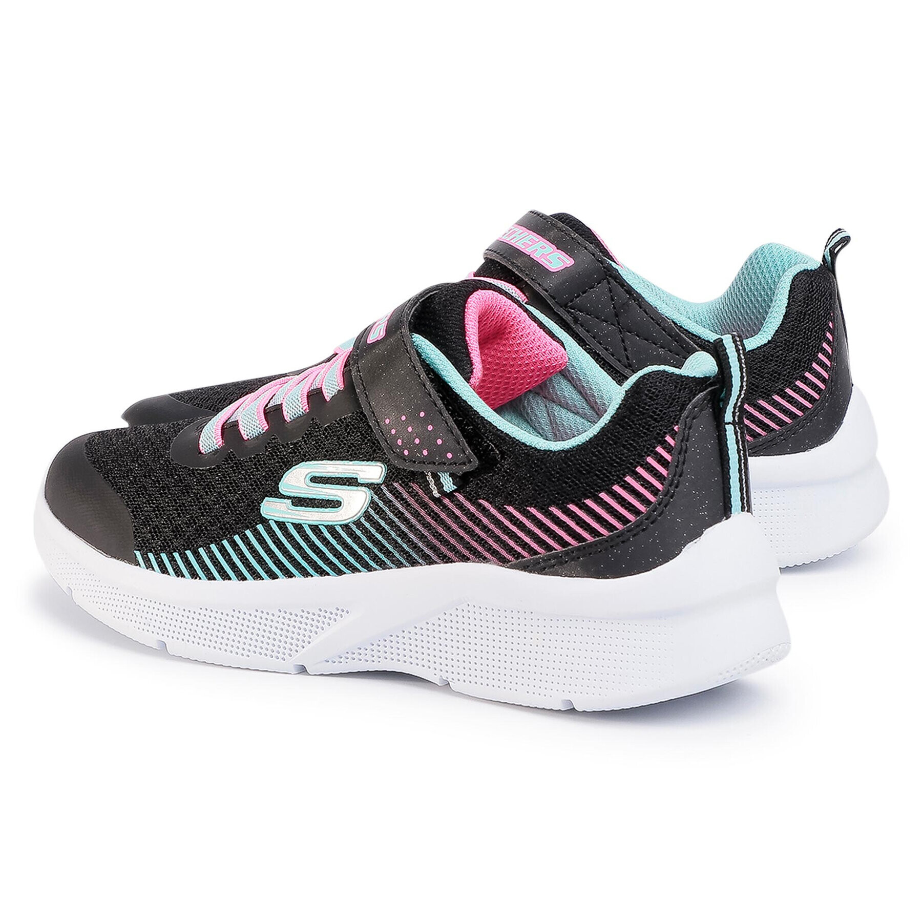 Skechers Sneakersy Microspec 302016L/BKAQ Černá - Pepit.cz