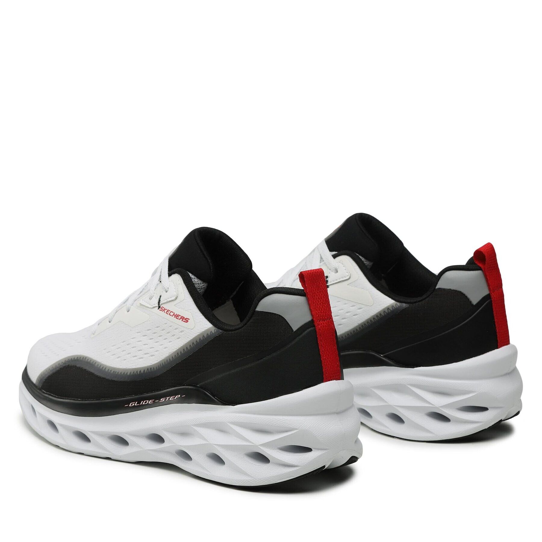 Skechers Sneakersy Midio 232636/WBRD Bílá - Pepit.cz