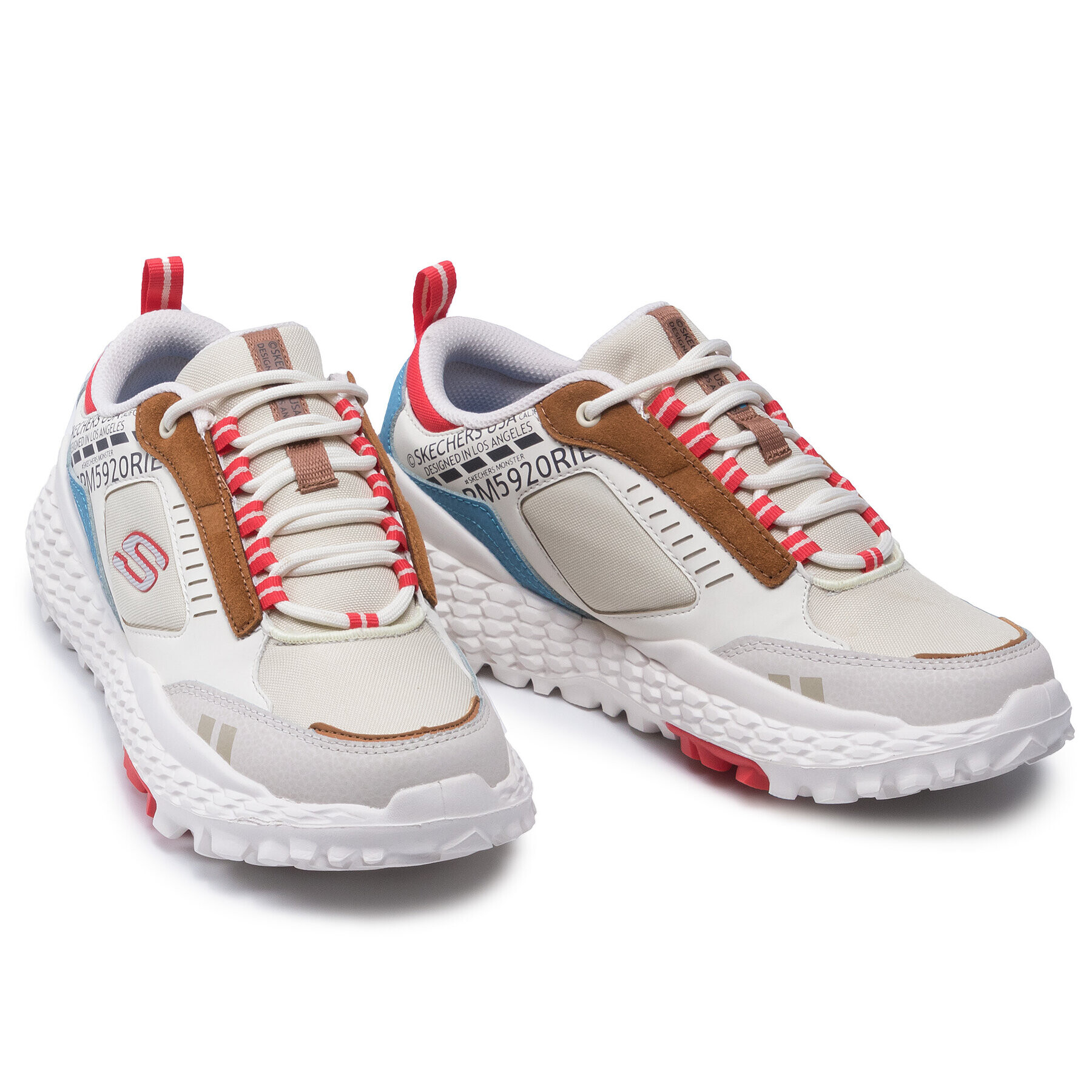 Skechers Sneakersy Monster 51715/WMLT Bílá - Pepit.cz