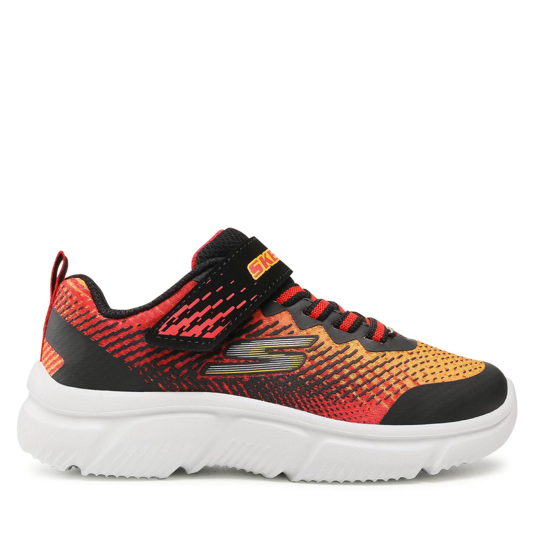 Skechers Sneakersy Norvo 405035L/BKRD Oranžová - Pepit.cz