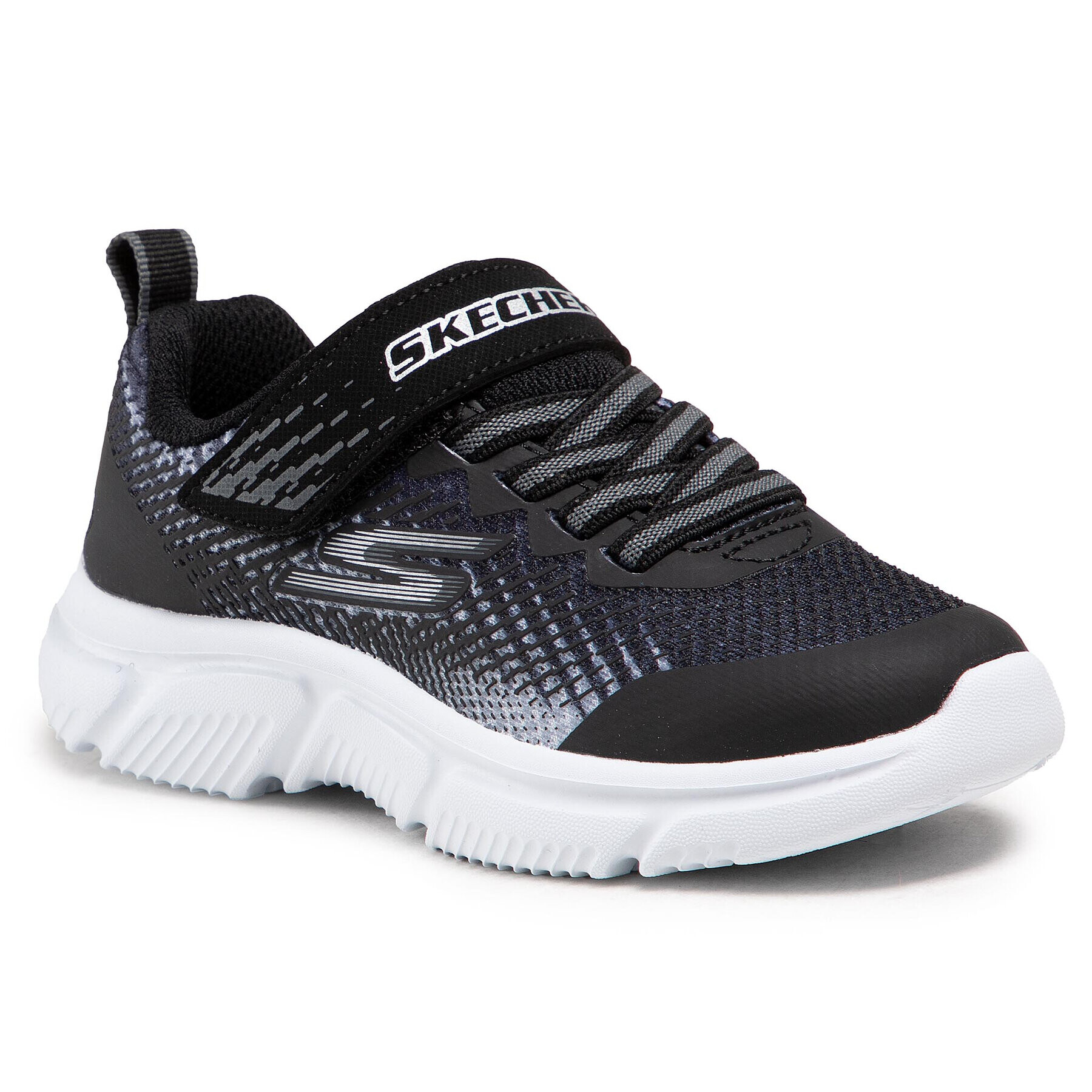 Skechers Sneakersy Norvo 405035L/BKSL Černá - Pepit.cz