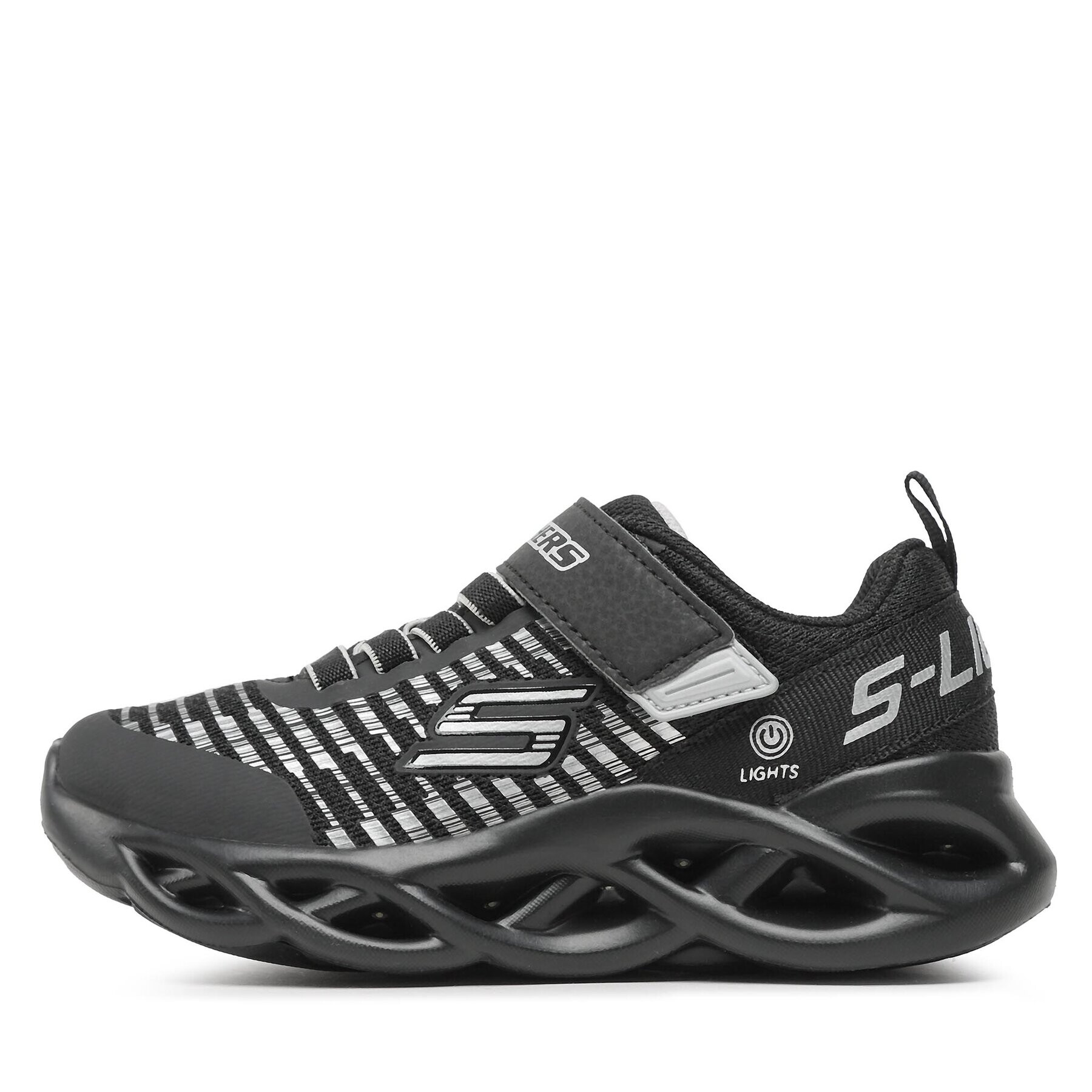 Skechers Sneakersy Novlo 401650L/BKSL Černá - Pepit.cz