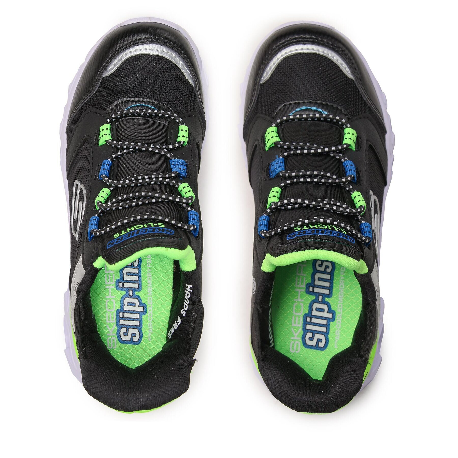 Skechers Sneakersy Odelux 403843L/BKLM Černá - Pepit.cz