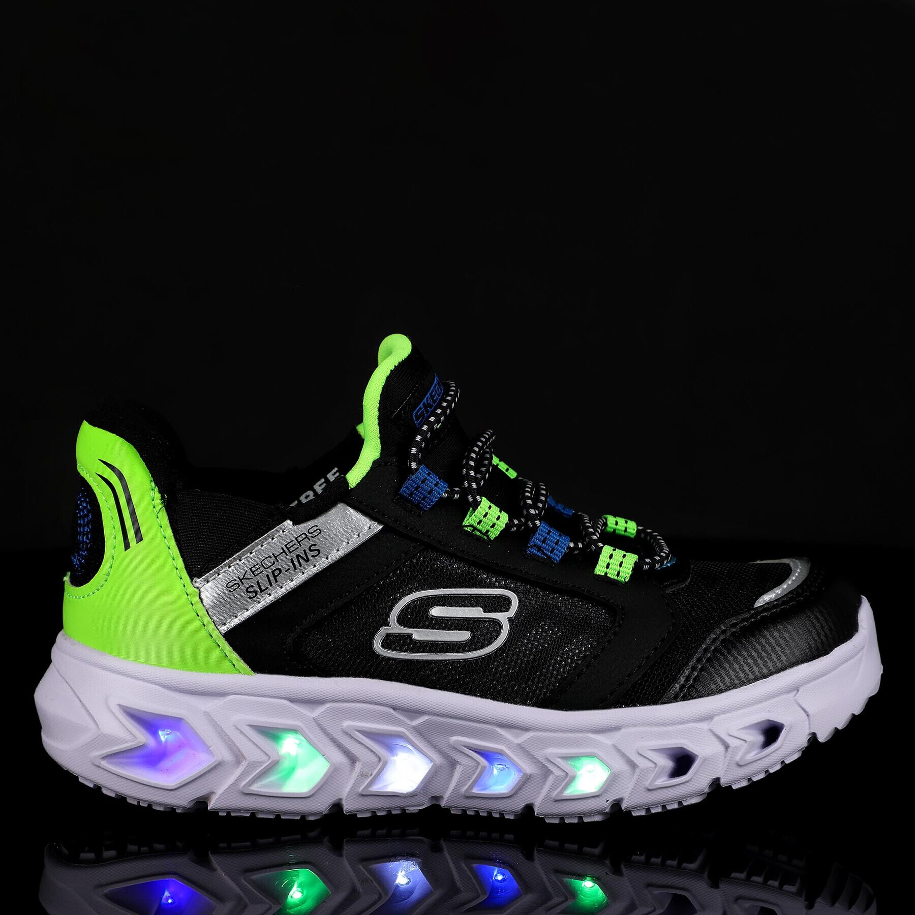 Skechers Sneakersy Odelux 403843L/BKLM Černá - Pepit.cz