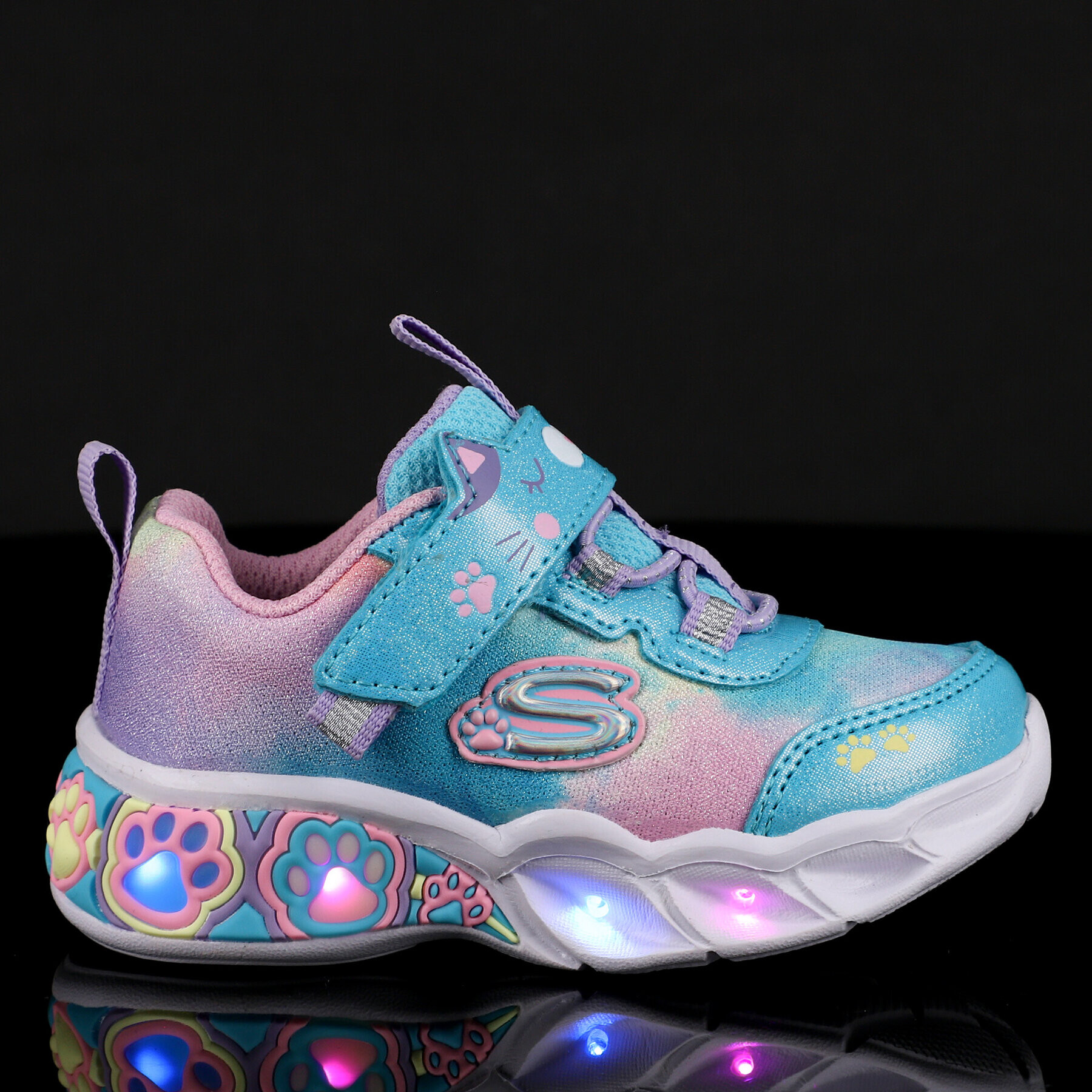 Skechers Sneakersy Pretty Paws 300100N/TQMT Modrá - Pepit.cz