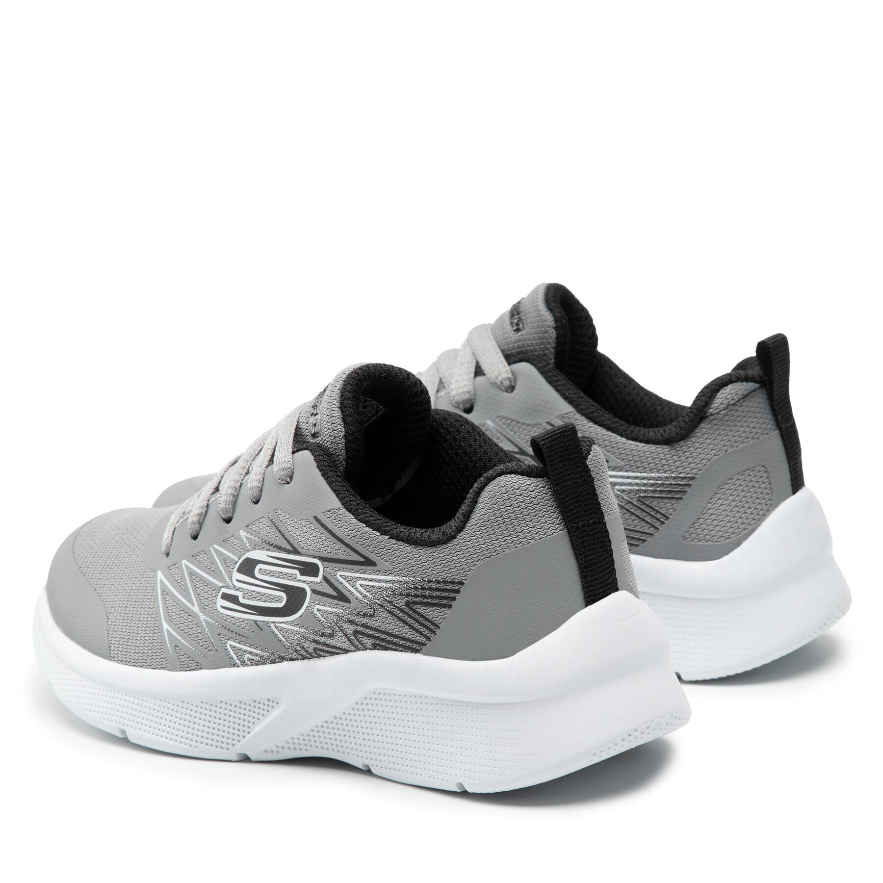 Skechers Sneakersy Quick Sprint 403769L/GYBK Šedá - Pepit.cz