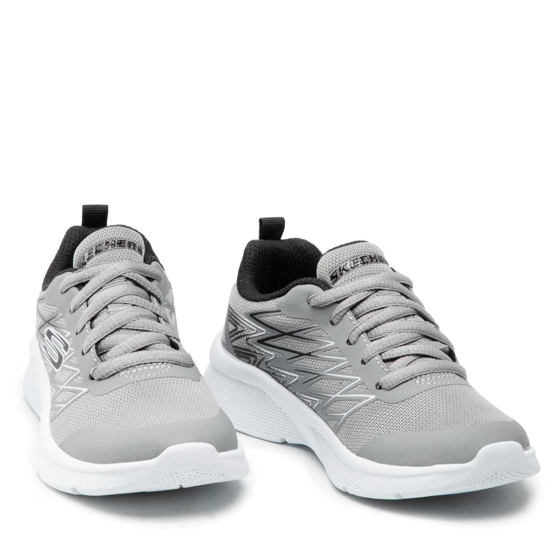 Skechers Sneakersy Quick Sprint 403769L/GYBK Šedá - Pepit.cz