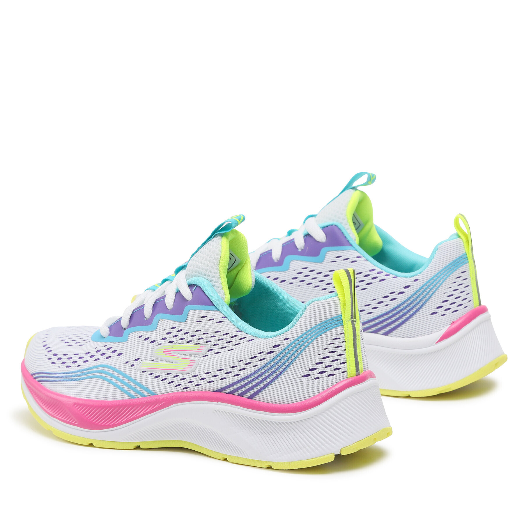 Skechers Sneakersy Radiant Squad 303651L/WMLT Bílá - Pepit.cz