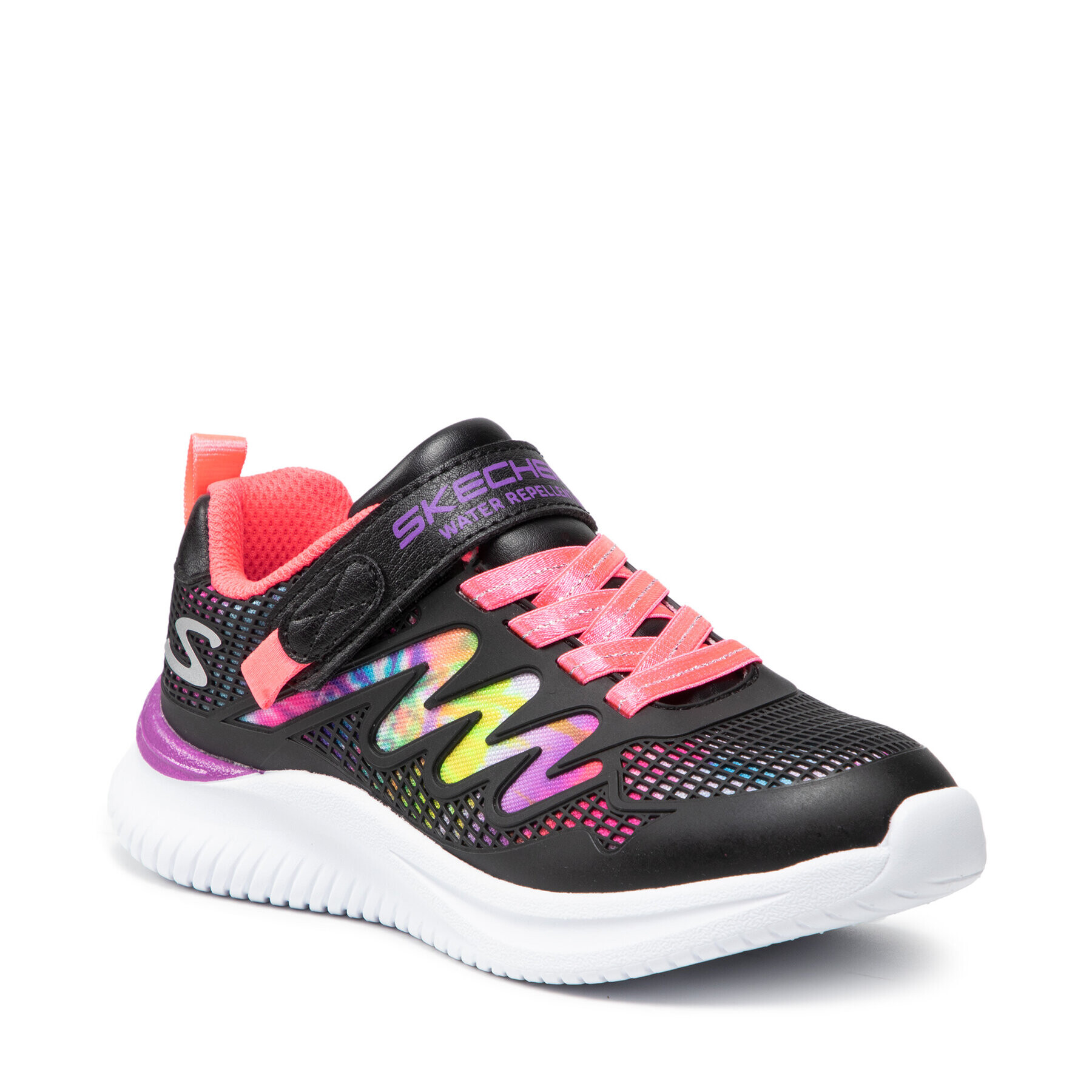 Skechers Sneakersy Radiant Swirl 302434L/BKMT Černá - Pepit.cz