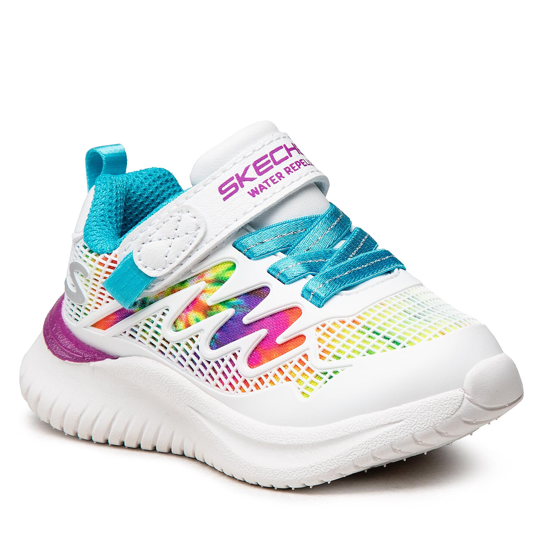 Skechers Sneakersy Radiant Swirl 302434N/WMLT Bílá - Pepit.cz