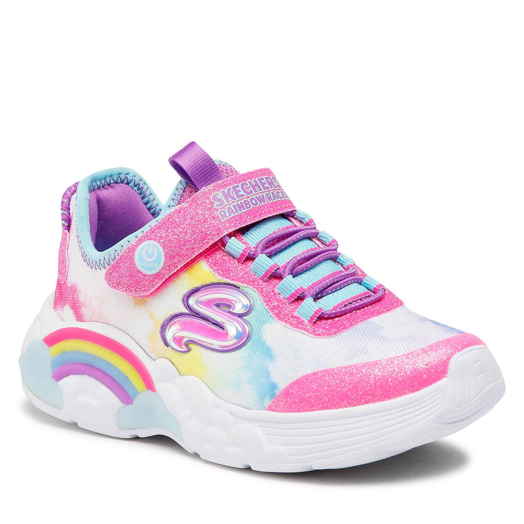 Skechers Sneakersy Rainbow Racer 302300L/PKMT Růžová - Pepit.cz