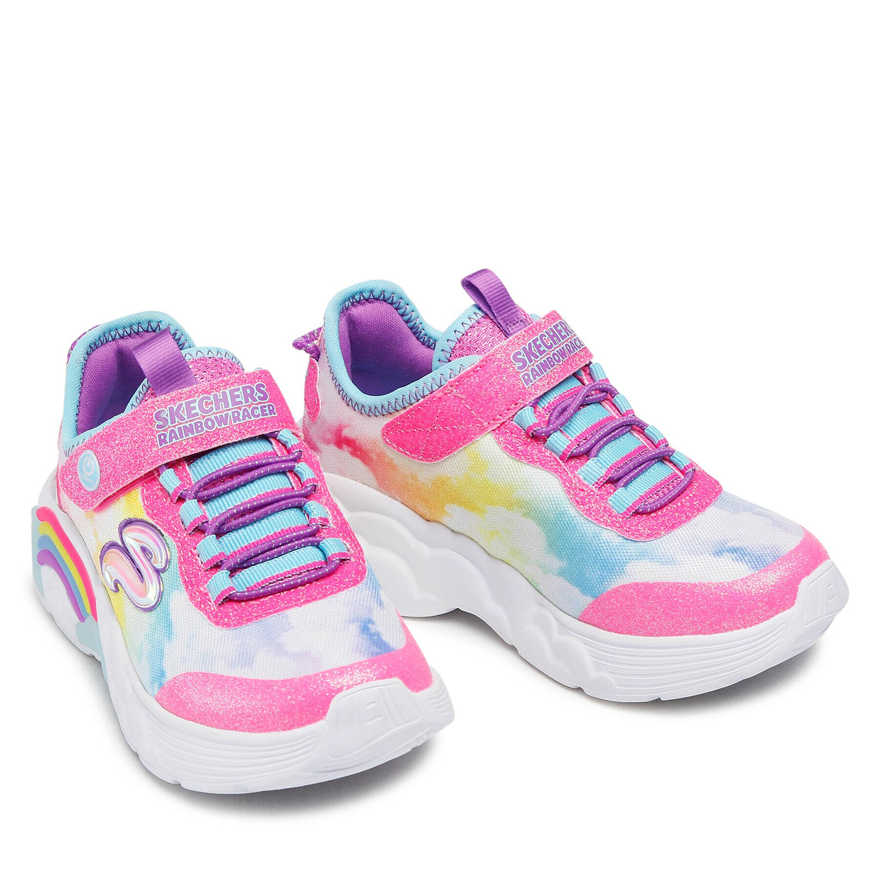 Skechers Sneakersy Rainbow Racer 302300L/PKMT Růžová - Pepit.cz