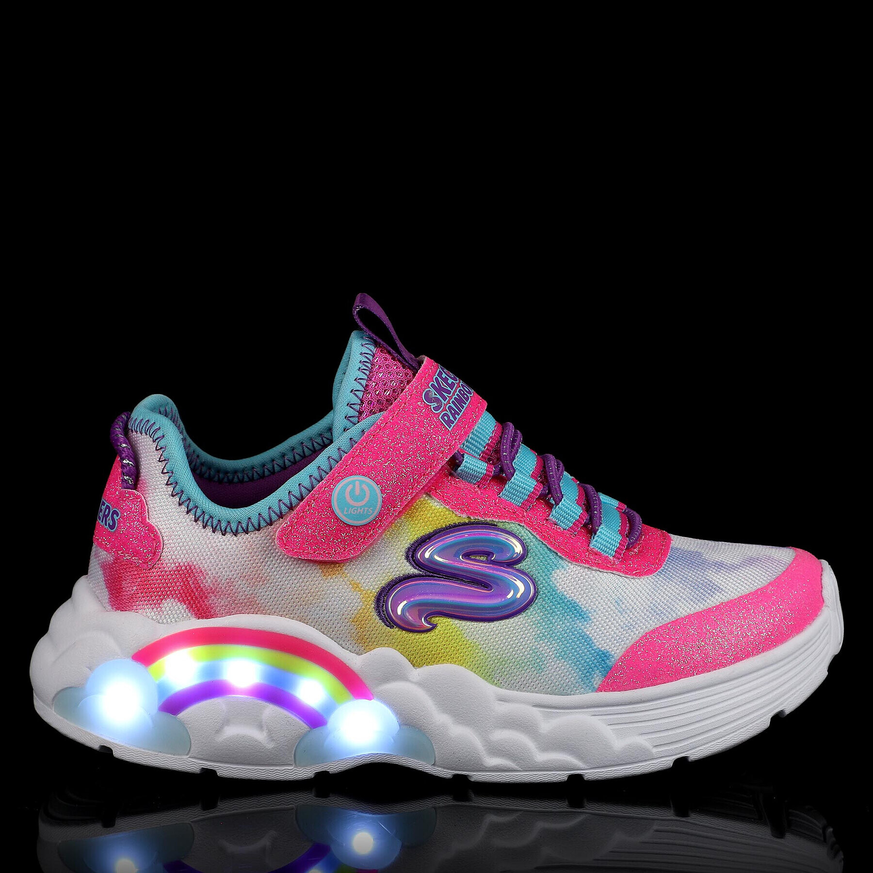 Skechers Sneakersy Rainbow Racer 302300L/PKMT Růžová - Pepit.cz